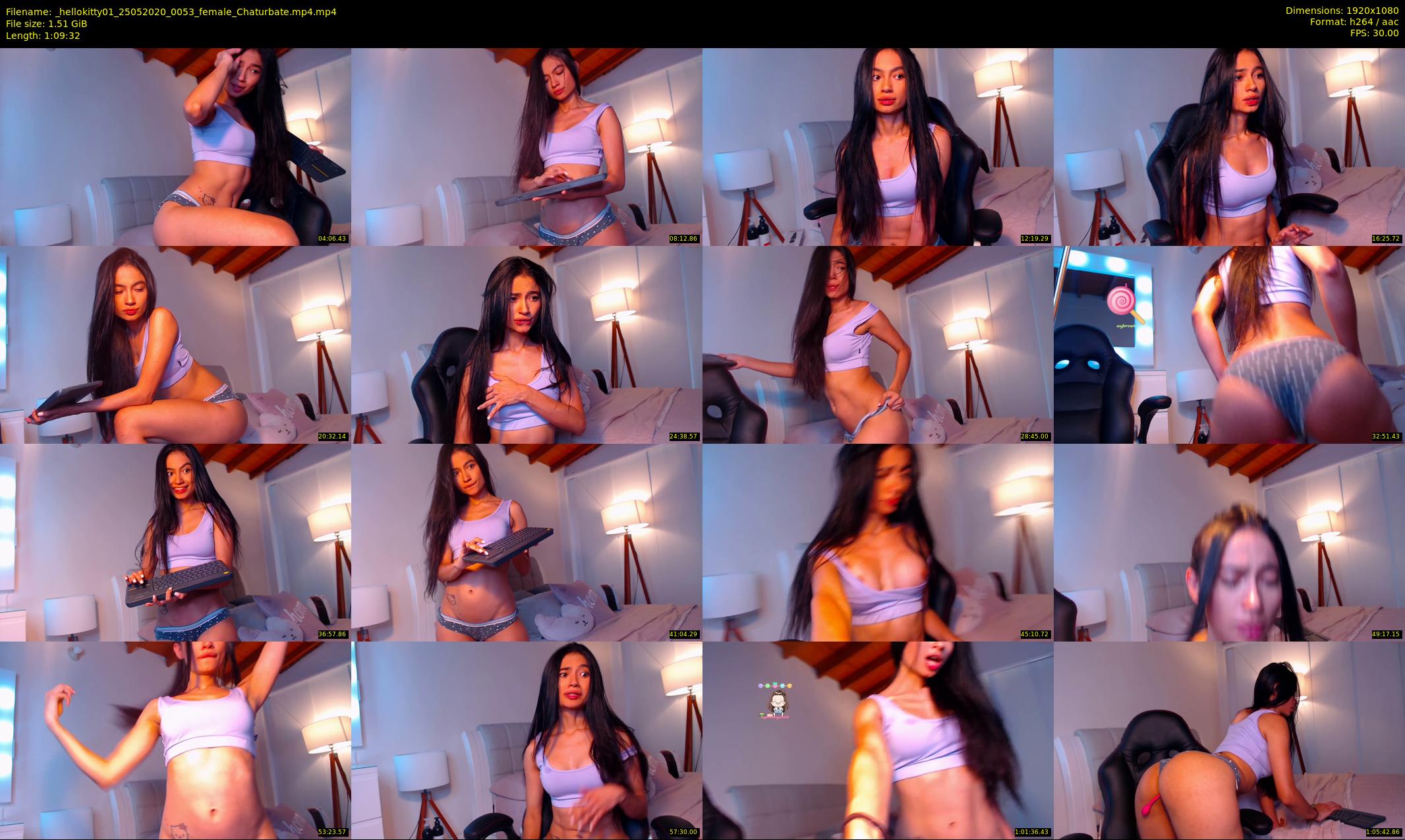 _hellokitty01 — 70 minute Chaturbate female cam show recording, 1080p, May 25, 2020