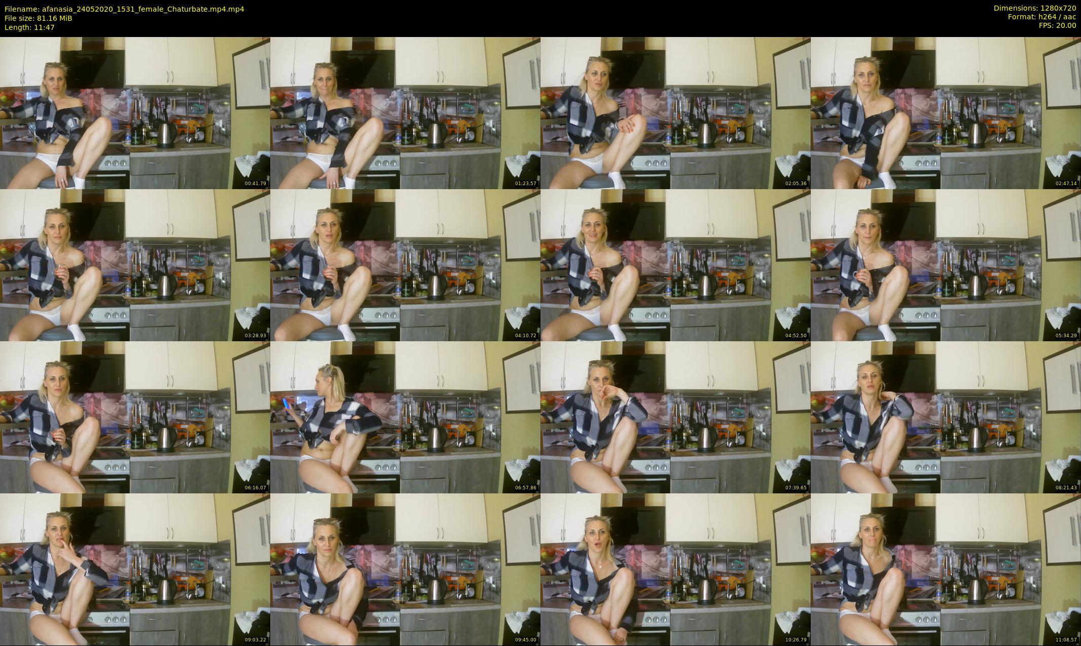 afanasia — 12 minute Chaturbate female cam show recording, 720p, May 24, 2020