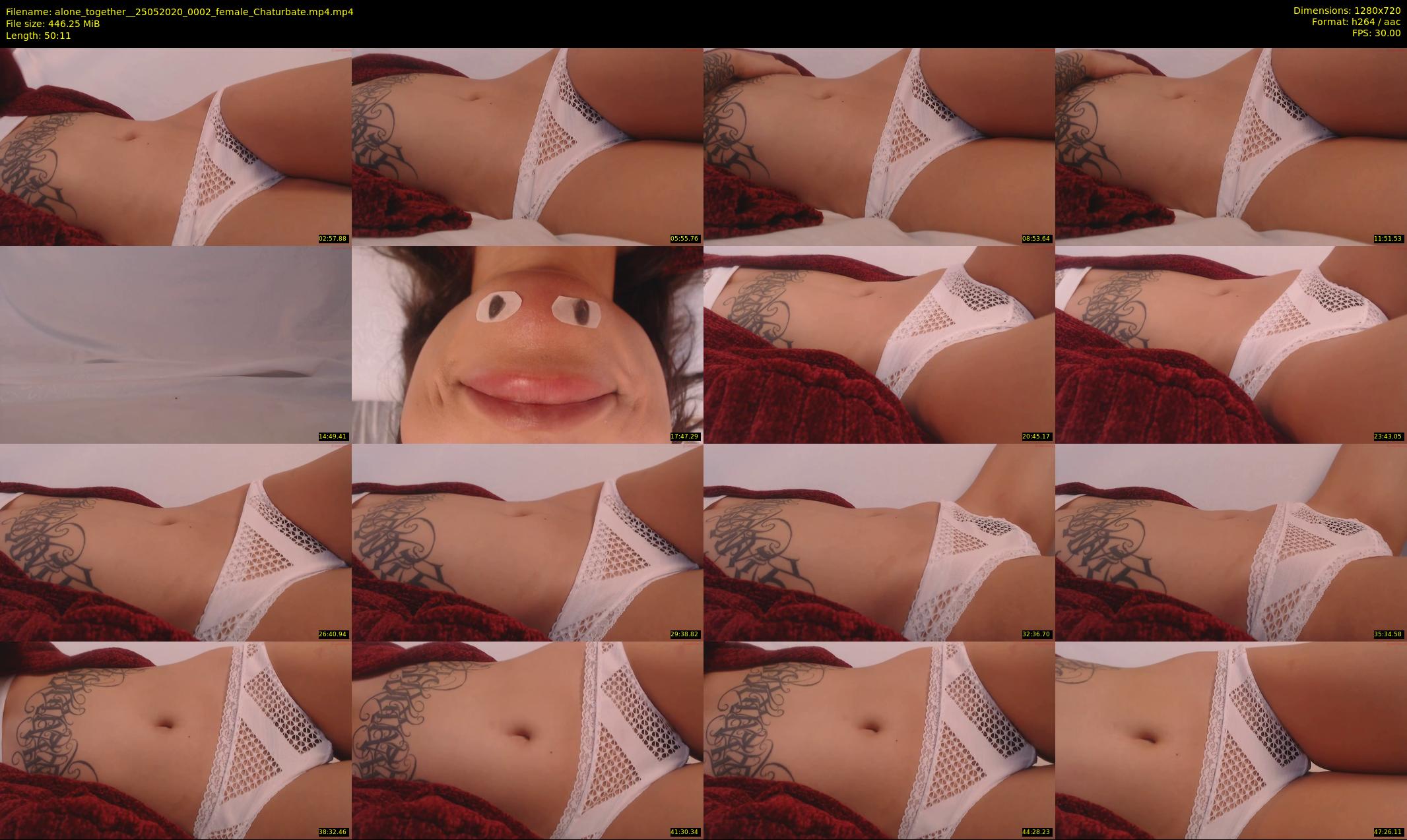 alone_together_ — 51 minute Chaturbate female cam show recording, 720p, May 25, 2020