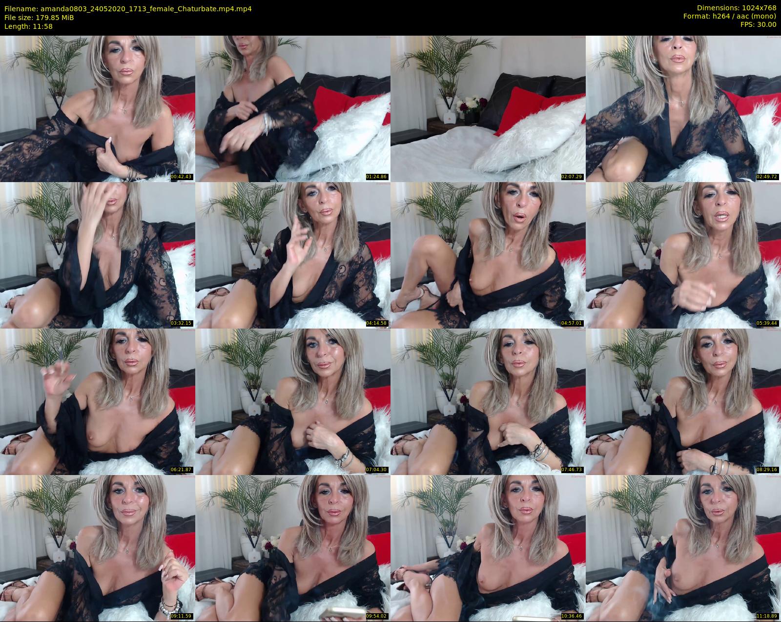 amanda0803 — 12 minute Chaturbate female cam show recording, 720p, May 24, 2020