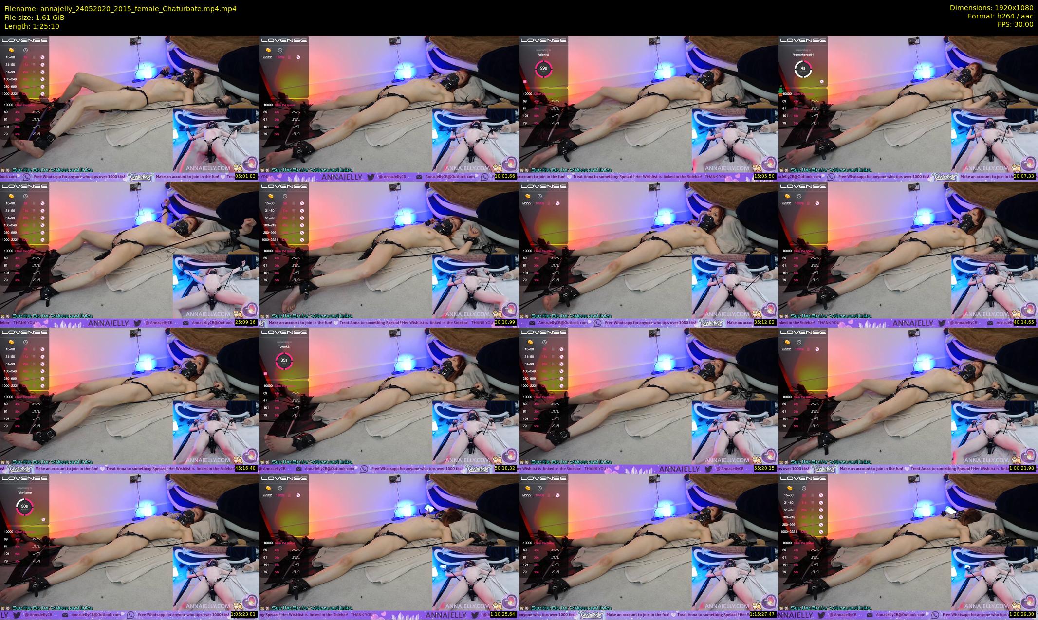 annajelly — 86 minute Chaturbate couple cam show recording, 1080p, May 24, 2020