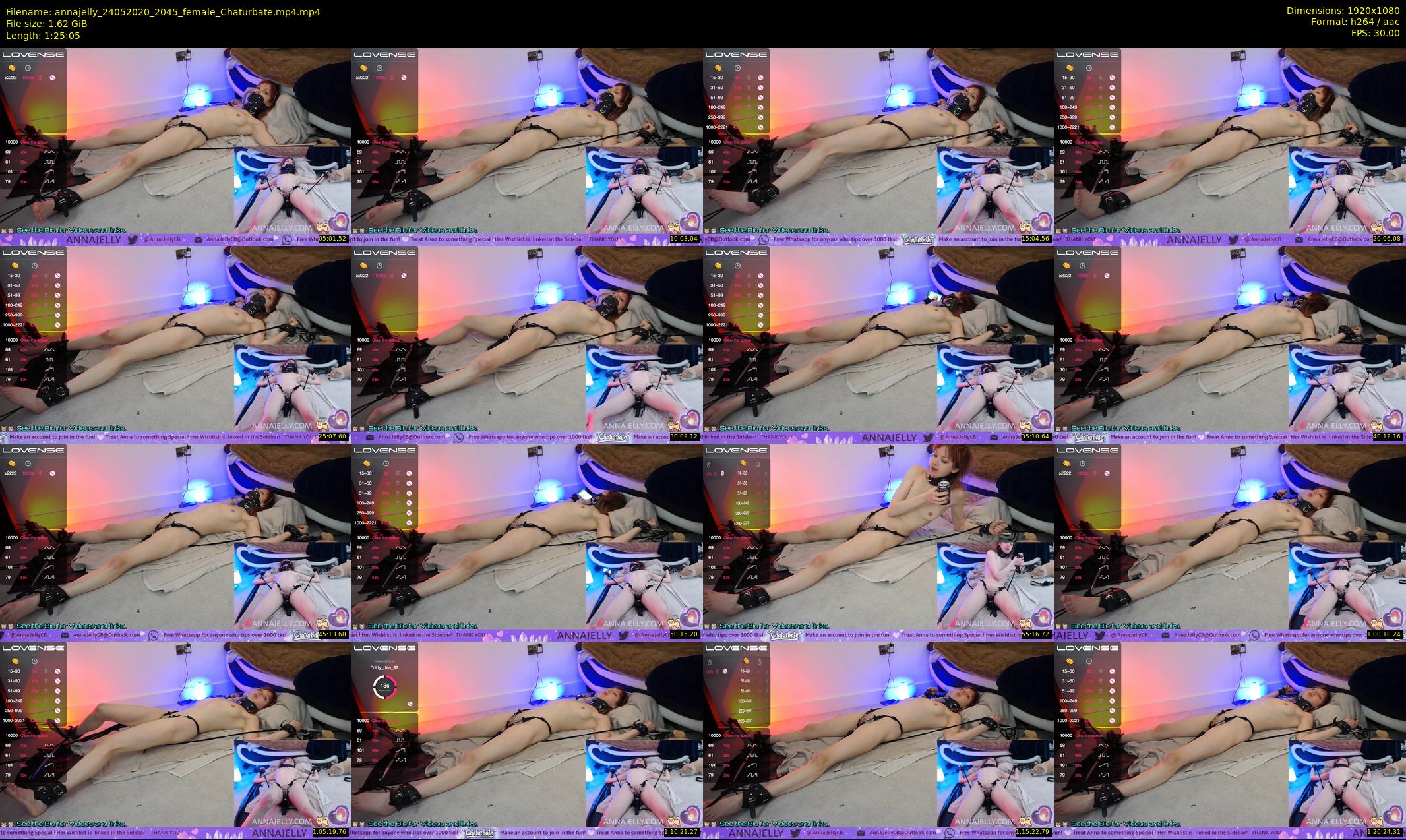 annajelly — 86 minute Chaturbate couple cam show recording, 1080p, May 24, 2020