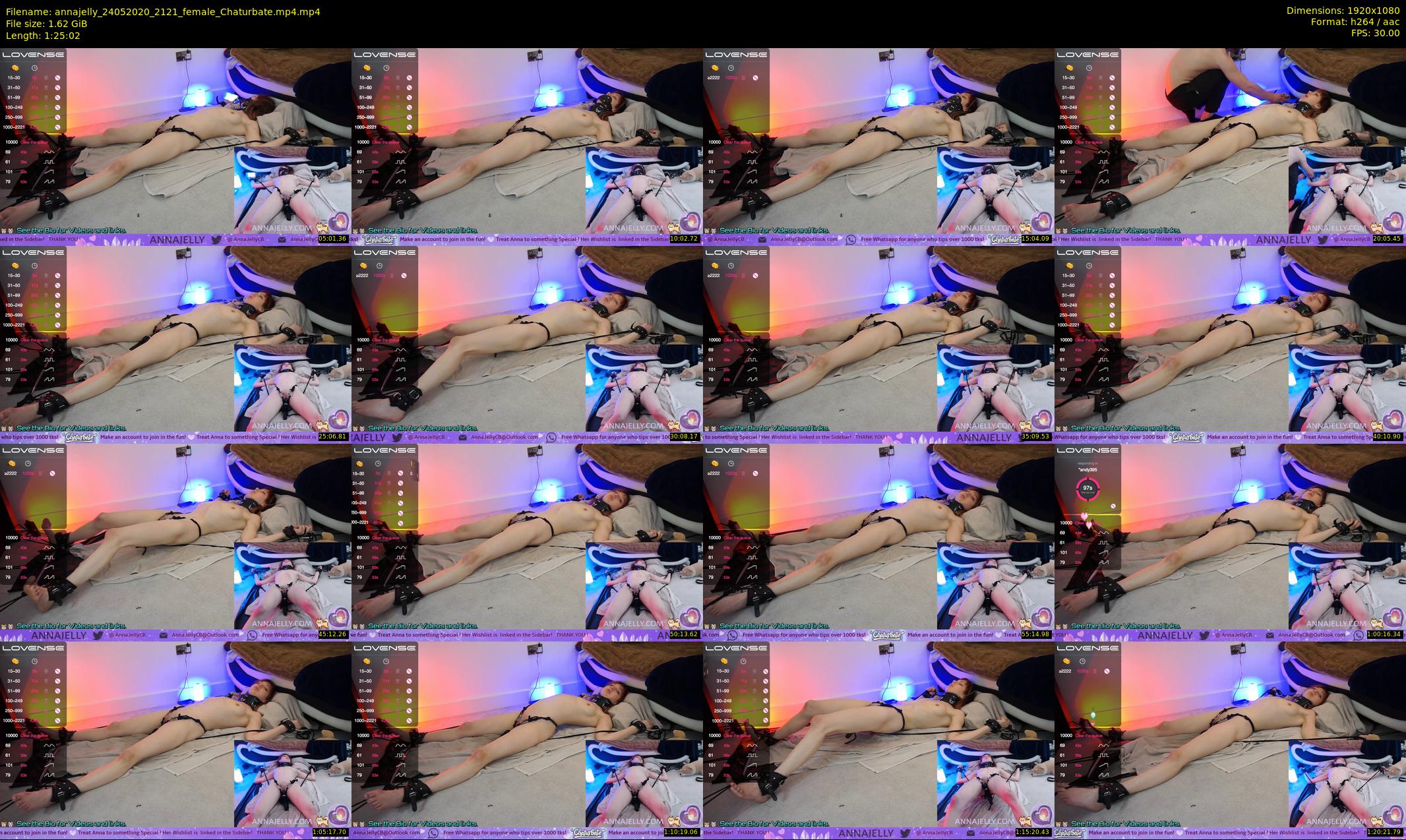 annajelly — 86 minute Chaturbate couple cam show recording, 1080p, May 24, 2020