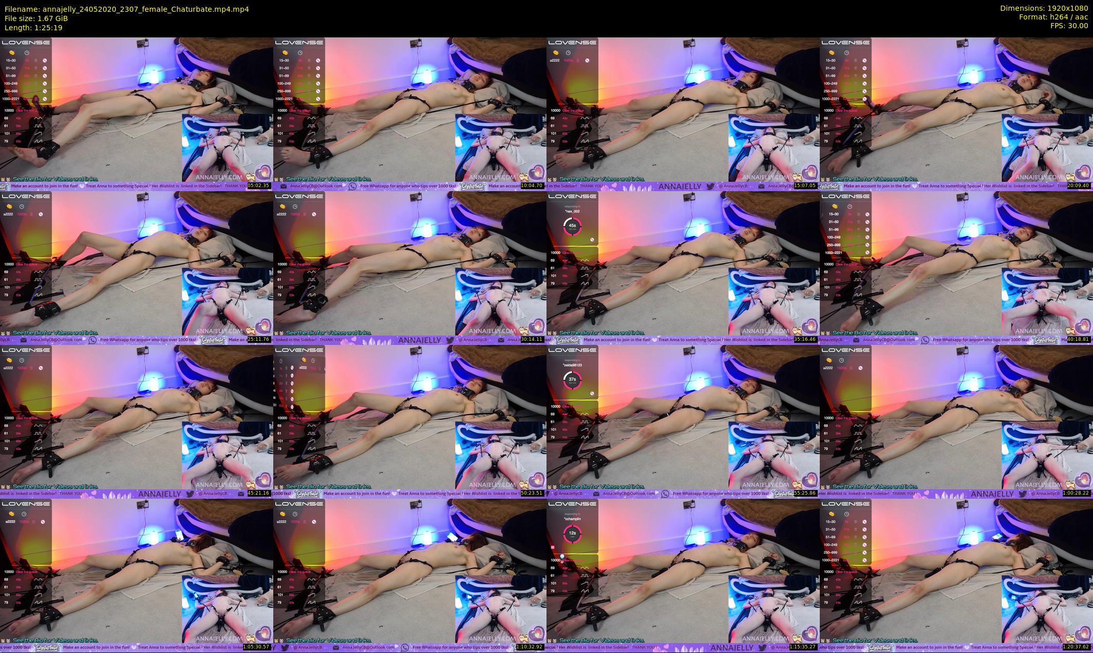 annajelly — 86 minute Chaturbate couple cam show recording, 1080p, May 24, 2020