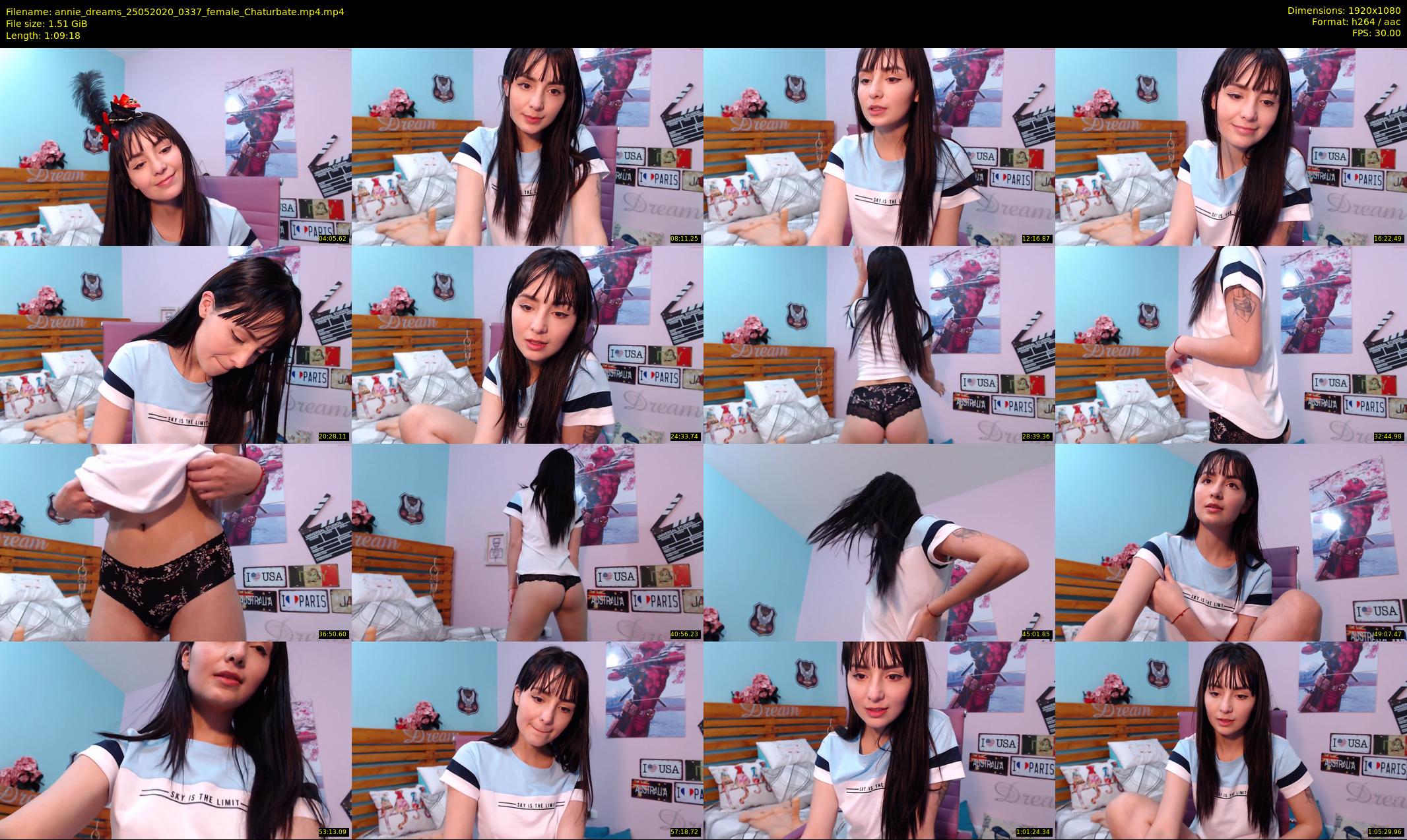 annie_dreams — 70 minute Chaturbate female cam show recording, 1080p, May 25, 2020