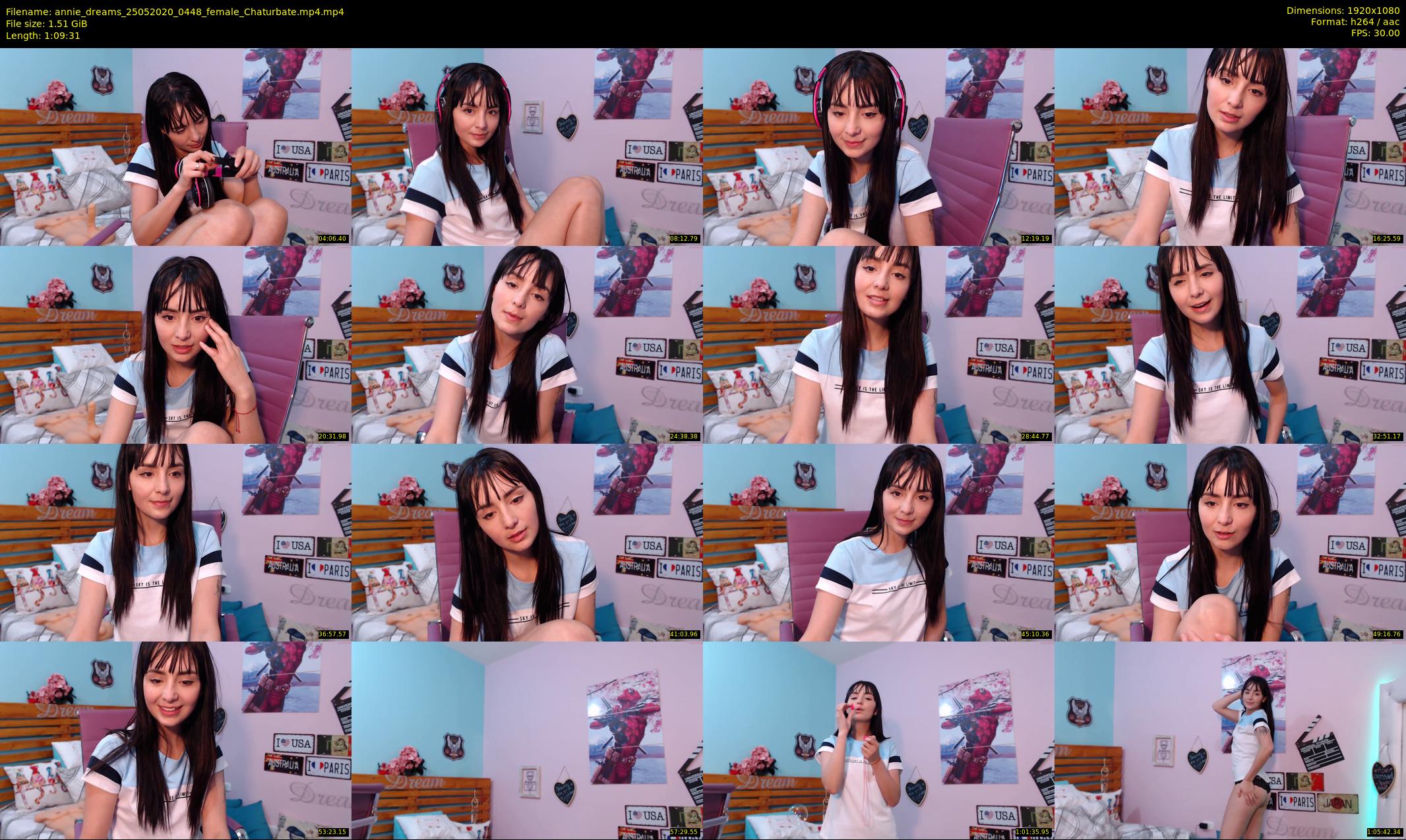 annie_dreams — 70 minute Chaturbate female cam show recording, 1080p, May 25, 2020