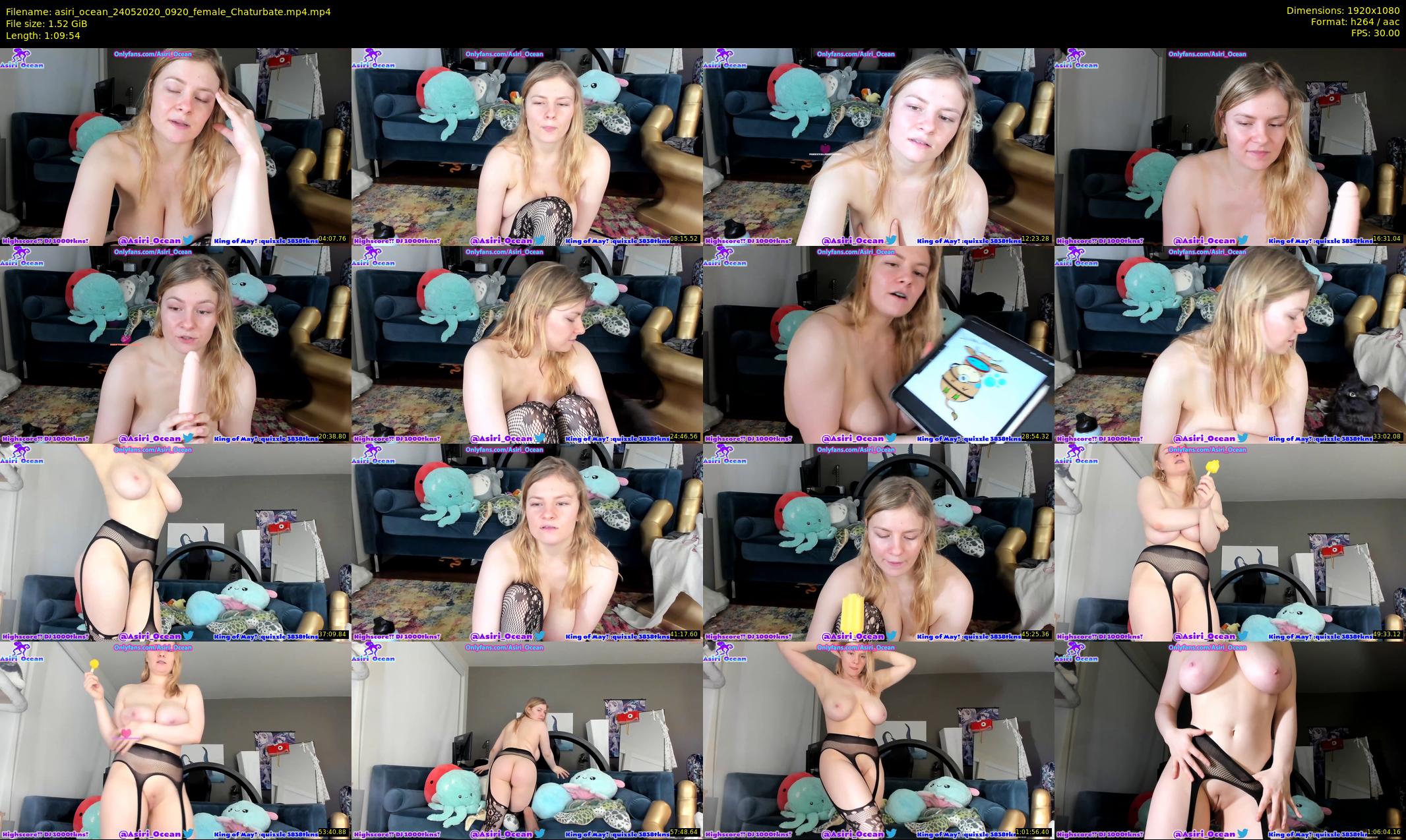 asiri_ocean — 70 minute Chaturbate female cam show recording, 1080p, May 24, 2020
