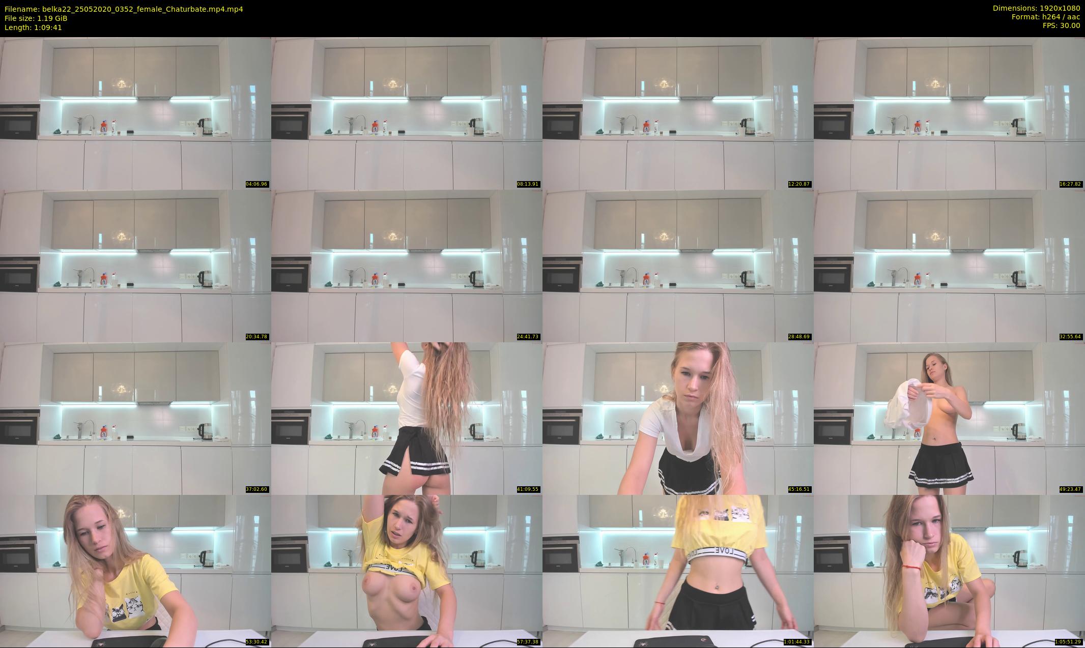 belka22 — 70 minute Chaturbate female cam show recording, 1080p, May 25, 2020