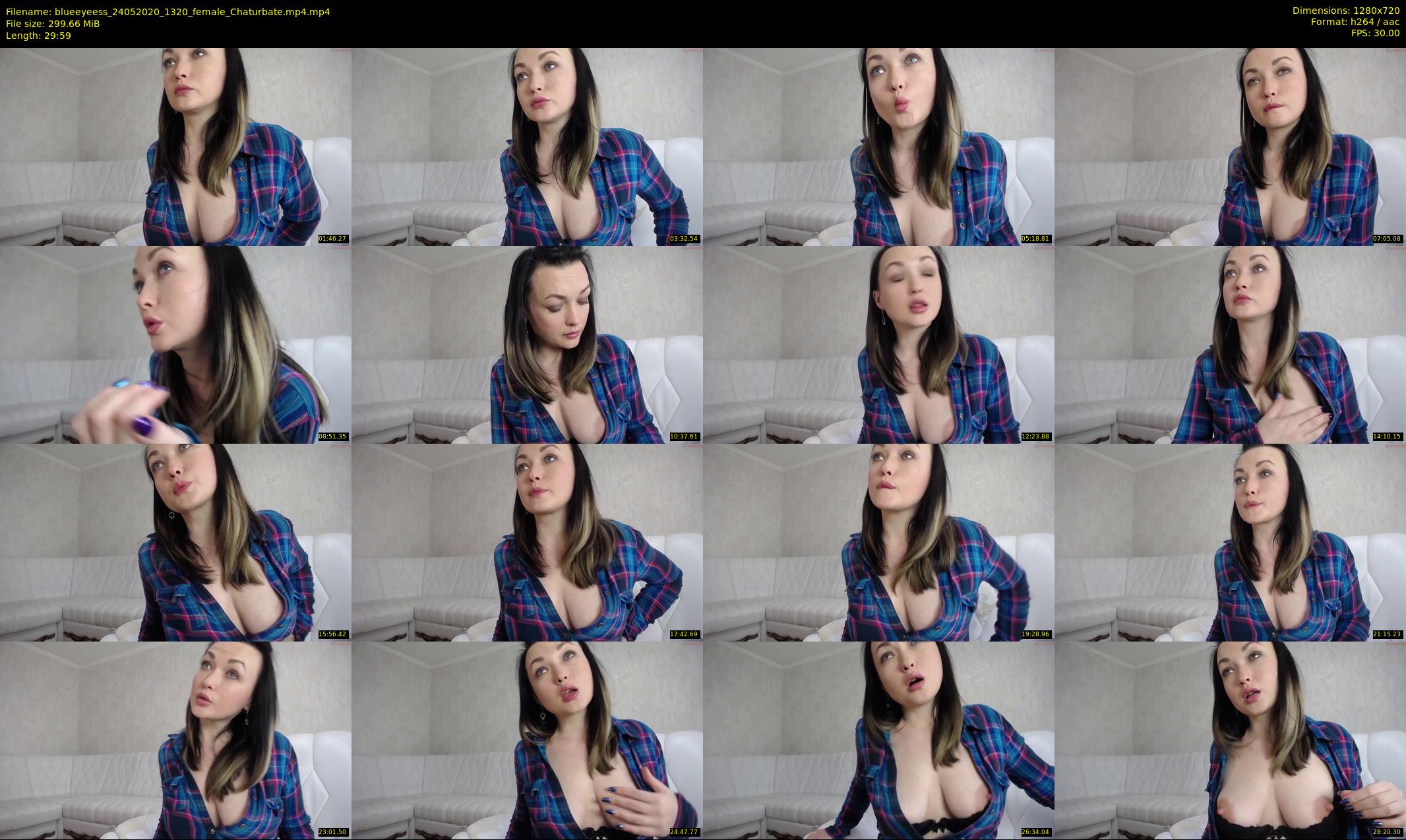 blueeyeess — 30 minute Chaturbate female cam show recording, 720p, May 24, 2020