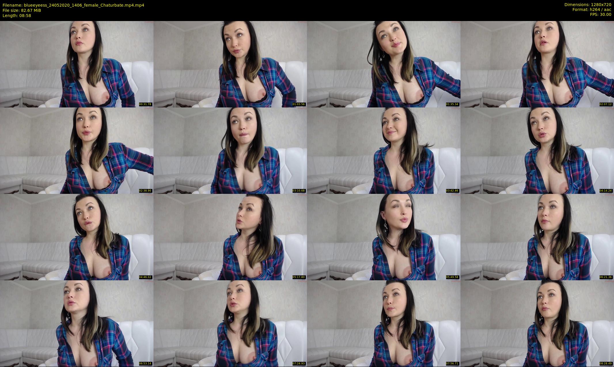 blueeyeess — 9 minute Chaturbate female cam show recording, 720p, May 24, 2020