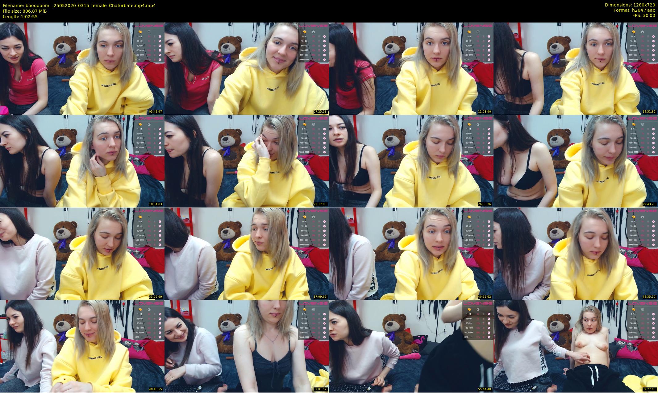 boooooom_ — 63 minute Chaturbate female cam show recording, 720p, May 25, 2020