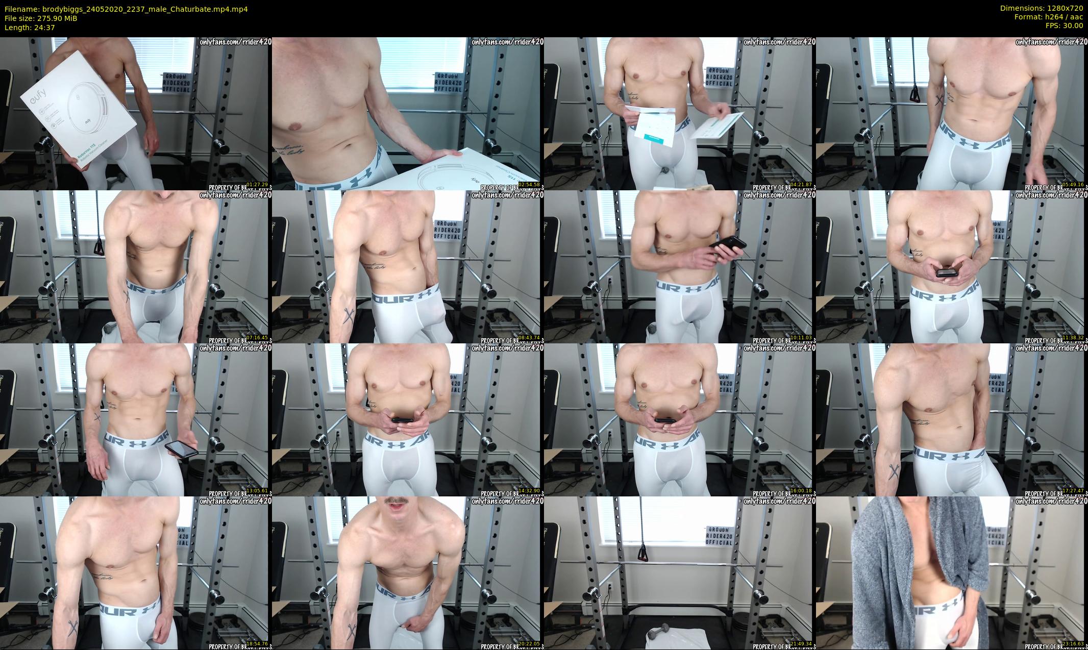 brodybiggs — 25 minute Chaturbate male cam show recording, 720p, May 24, 2020