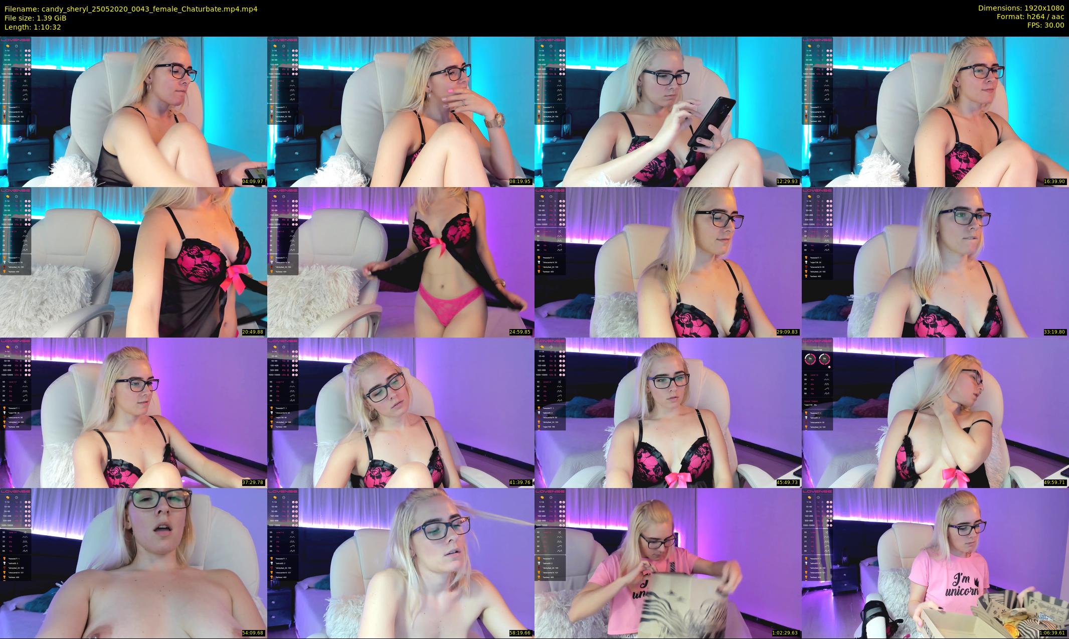 candy_sheryl — 71 minute Chaturbate female cam show recording, 1080p, May 25, 2020