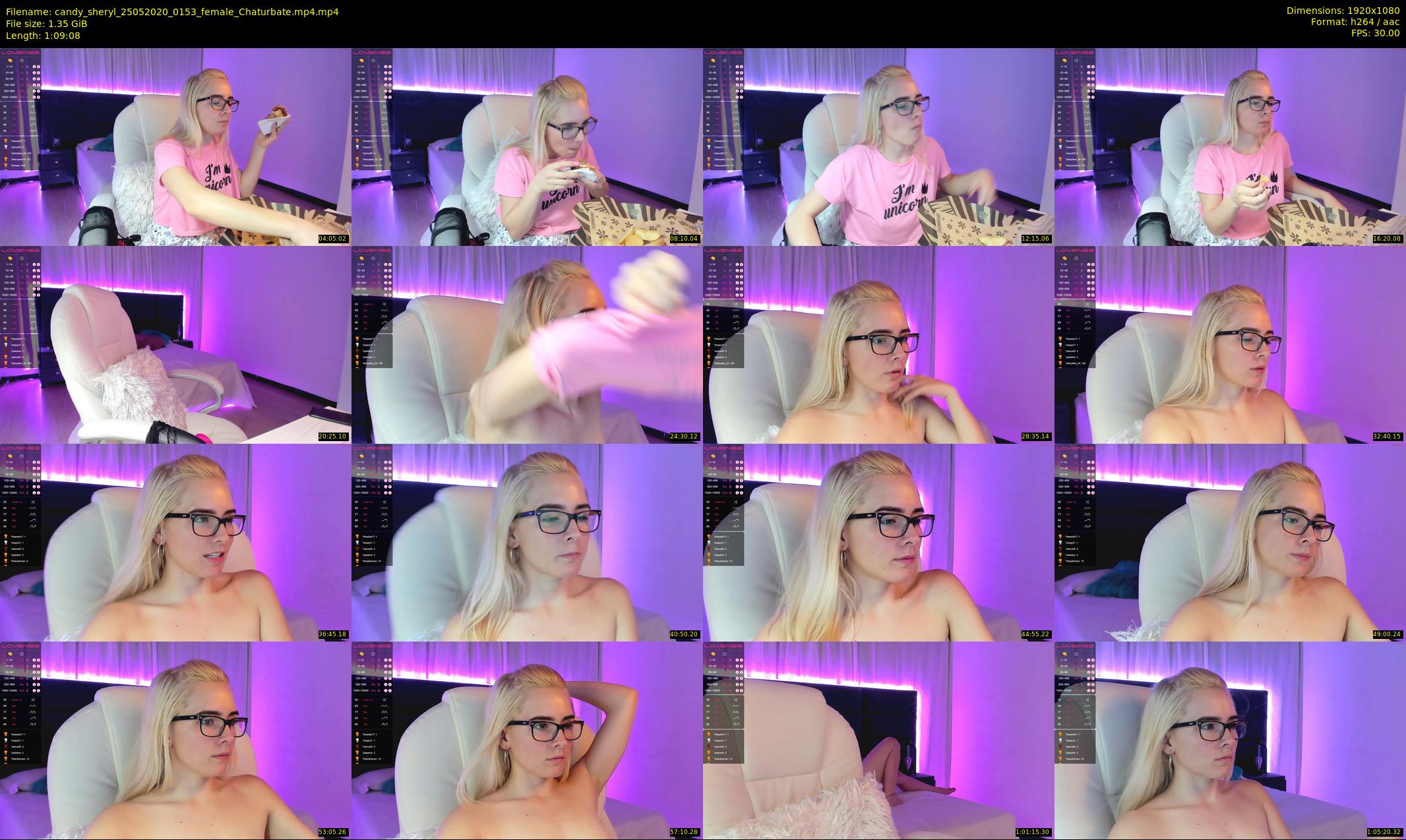 candy_sheryl — 70 minute Chaturbate female cam show recording, 1080p, May 25, 2020