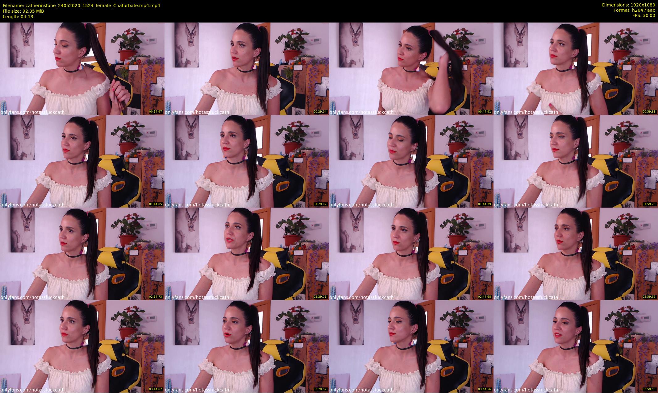 catherinstone — 5 minute Chaturbate female cam show recording, 1080p, May 24, 2020