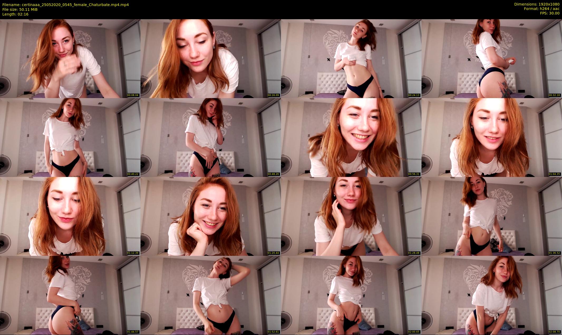 certinaaa — 3 minute Chaturbate female cam show recording, 1080p, May 25, 2020