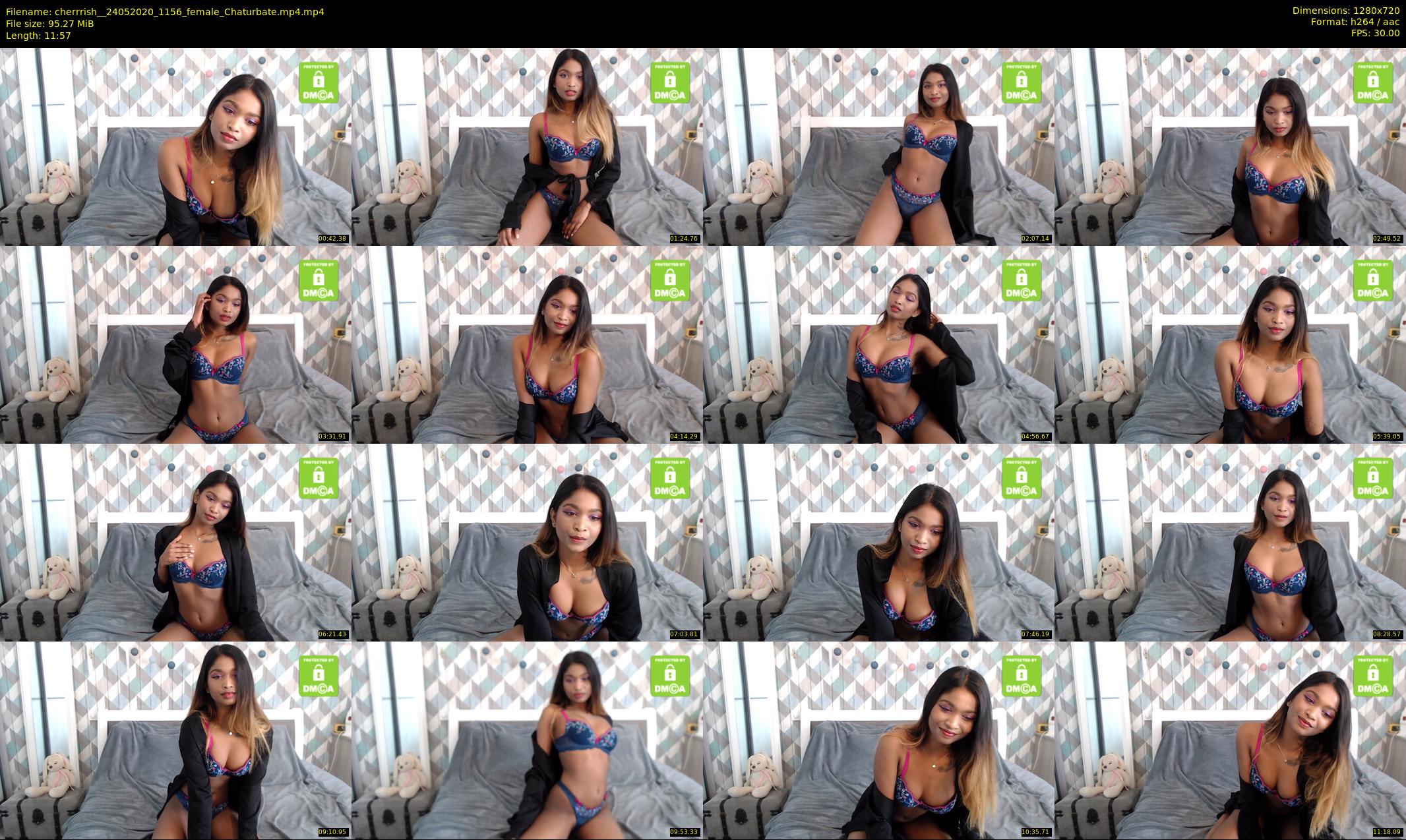 cherrrish_ — 12 minute Chaturbate female cam show recording, 720p, May 24, 2020
