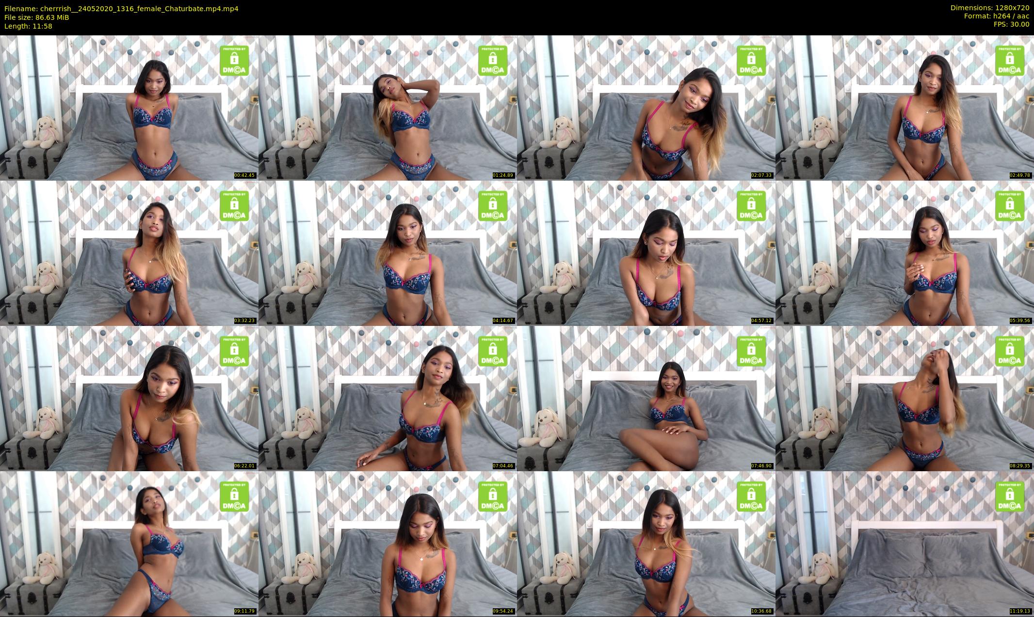 cherrrish_ — 12 minute Chaturbate female cam show recording, 720p, May 24, 2020