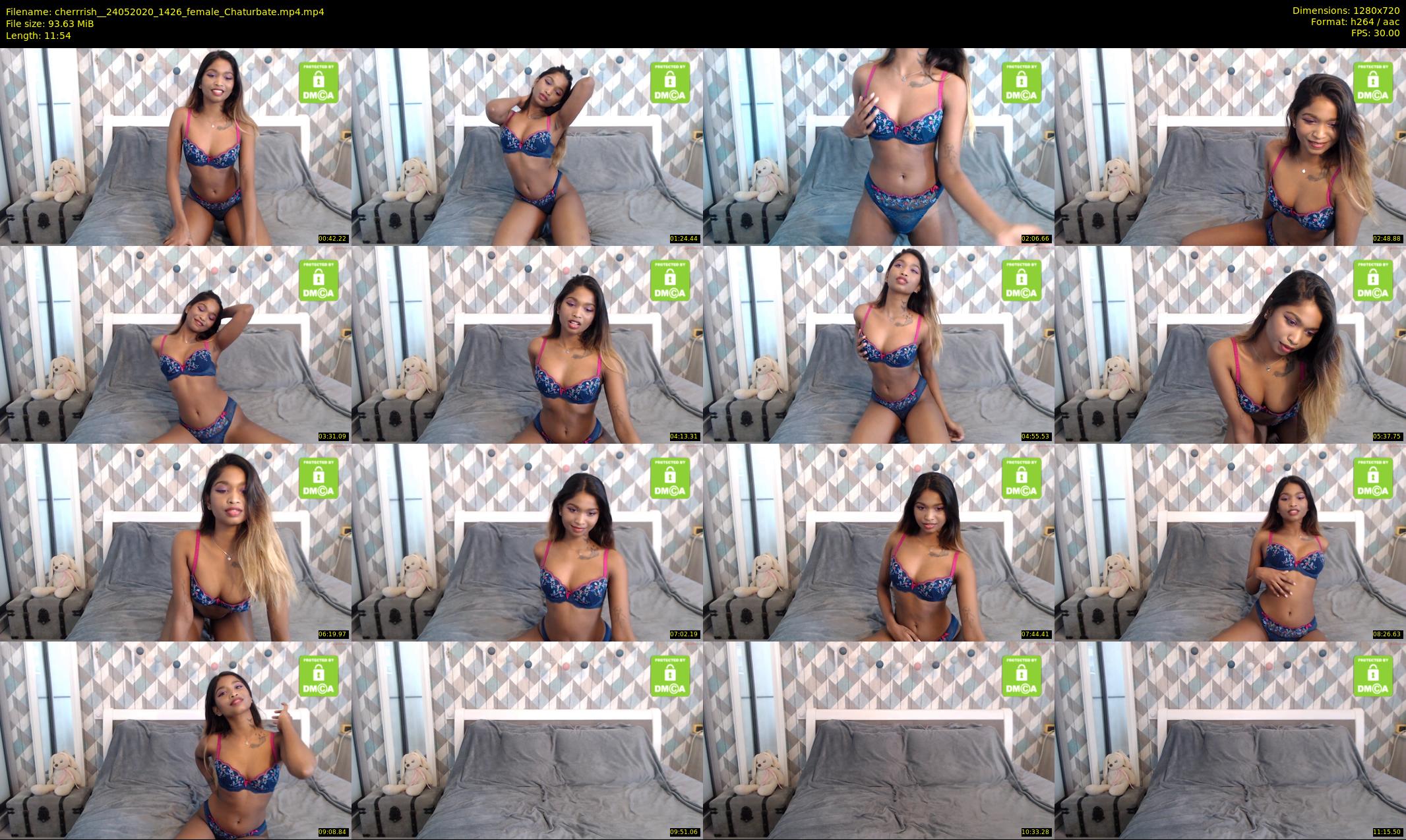 cherrrish_ — 12 minute Chaturbate female cam show recording, 720p, May 24, 2020