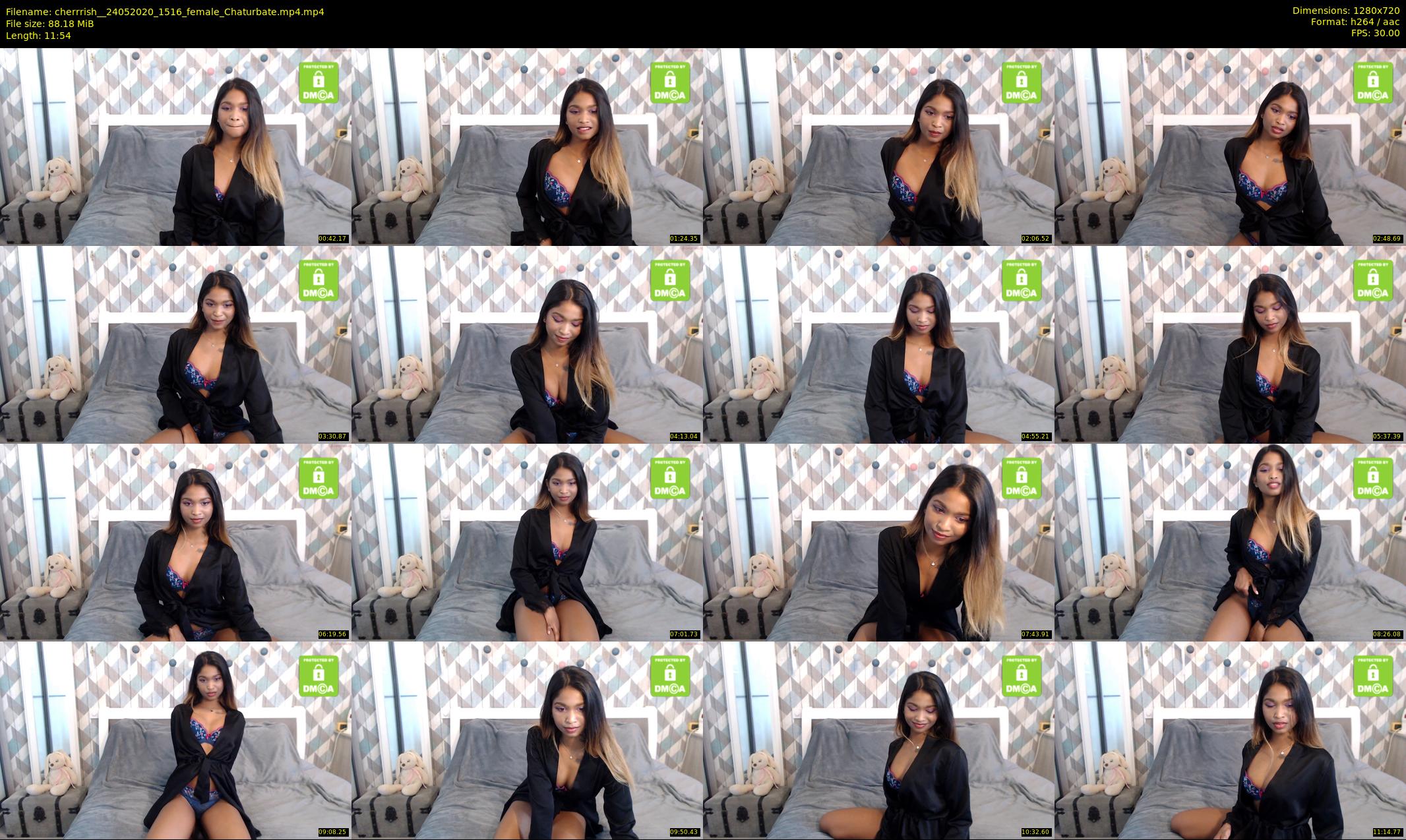 cherrrish_ — 12 minute Chaturbate female cam show recording, 720p, May 24, 2020