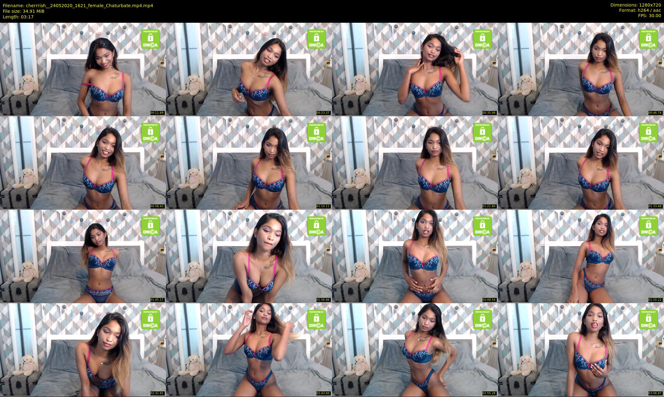 cherrrish_ — 4 minute Chaturbate female cam show recording, 720p, May 24, 2020