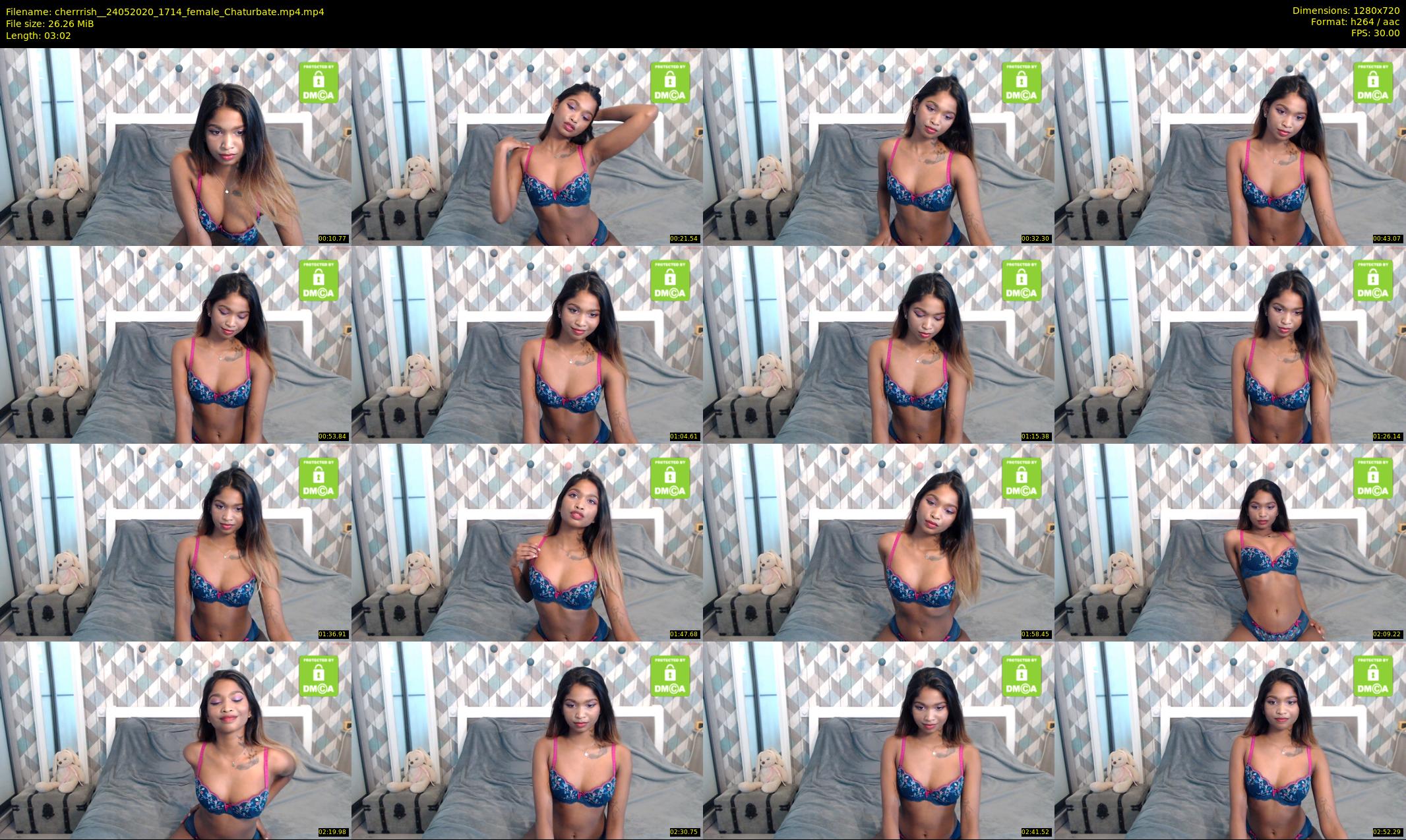 cherrrish_ — 4 minute Chaturbate female cam show recording, 720p, May 24, 2020