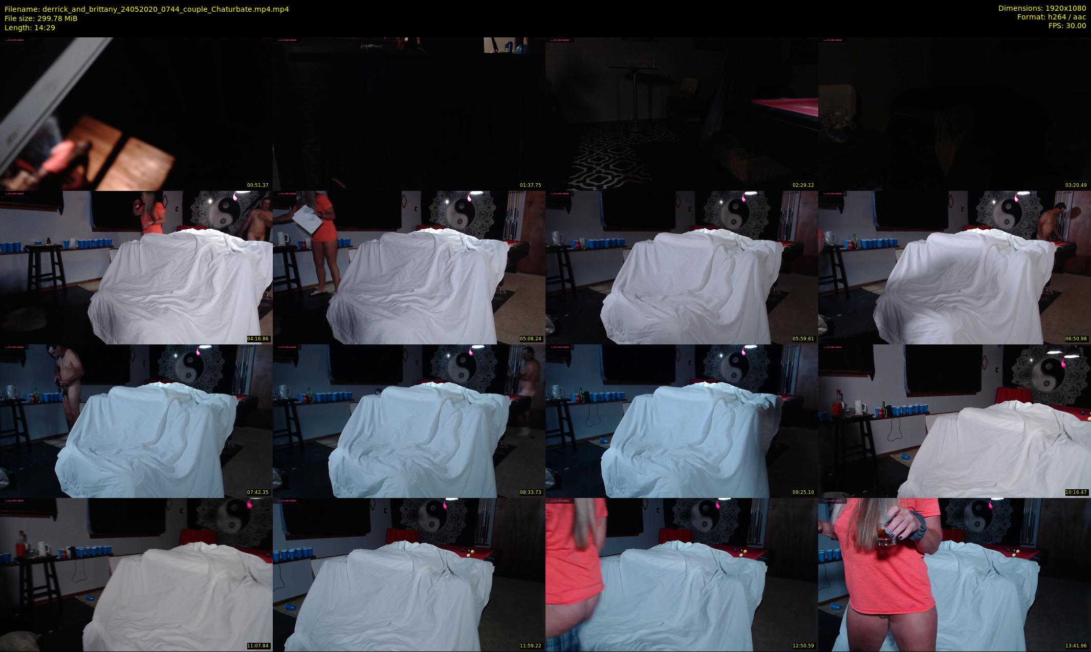 derrick_and_brittany — 15 minute Chaturbate couple cam show recording, 1080p, May 24, 2020