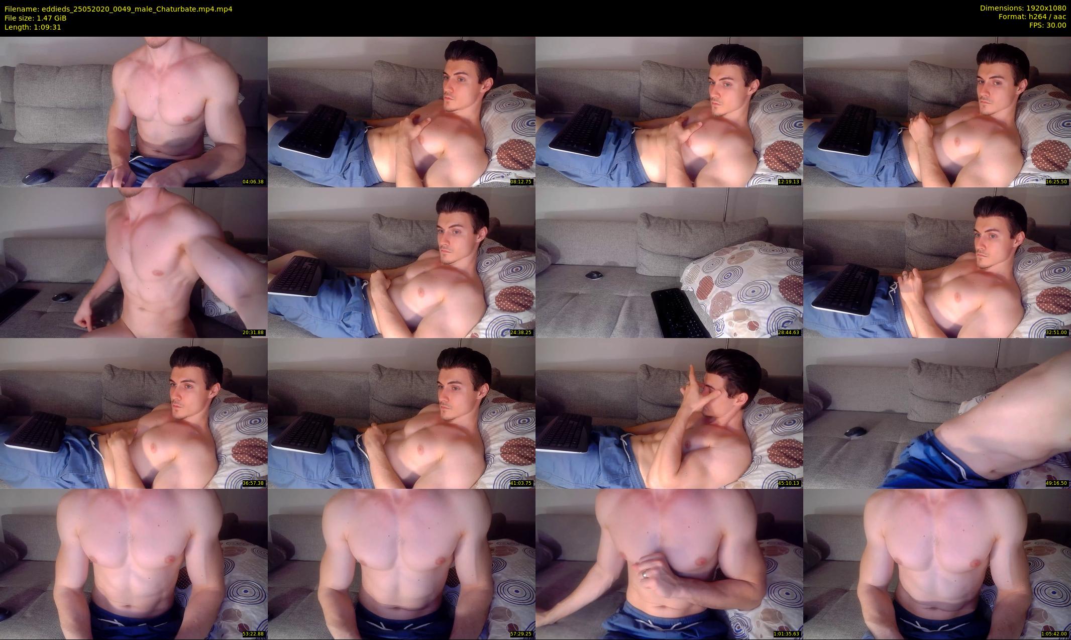 eddieds — 70 minute Chaturbate male cam show recording, 1080p, May 25, 2020