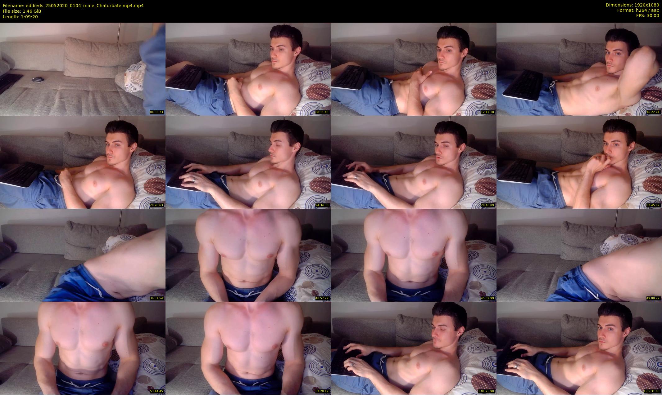 eddieds — 70 minute Chaturbate male cam show recording, 1080p, May 25, 2020