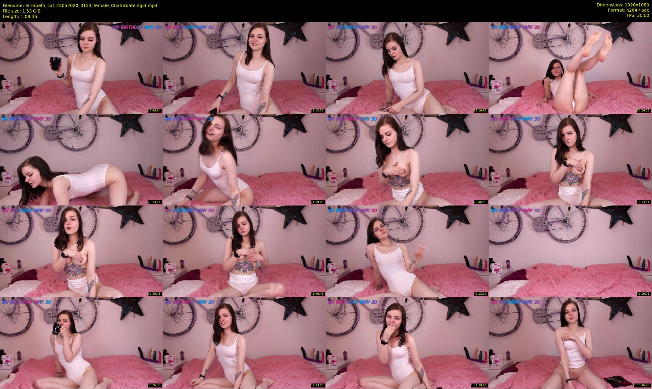 elizabeth_cat — 70 minute Chaturbate female cam show recording, 1080p, May 25, 2020