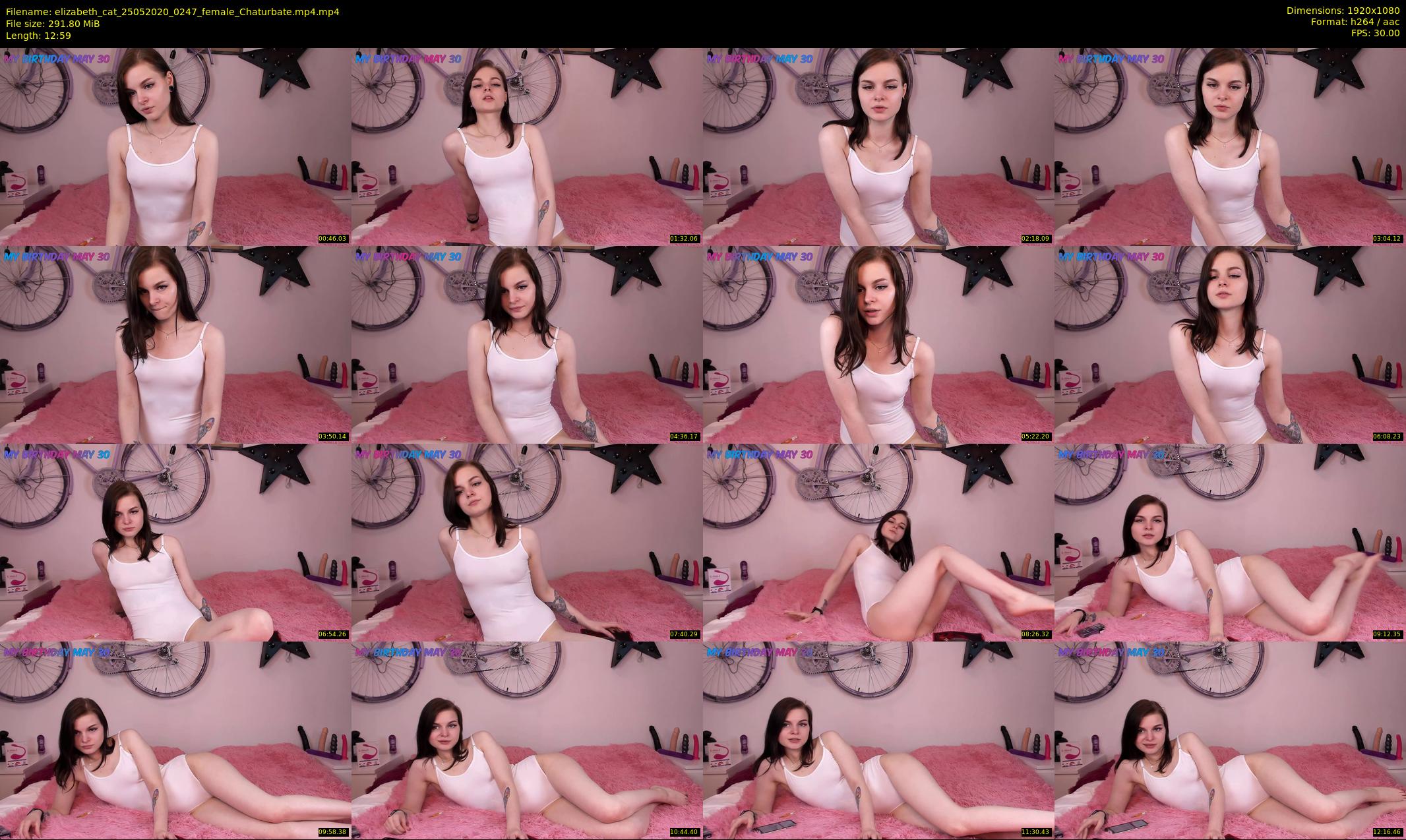 elizabeth_cat — 13 minute Chaturbate female cam show recording, 1080p, May 25, 2020