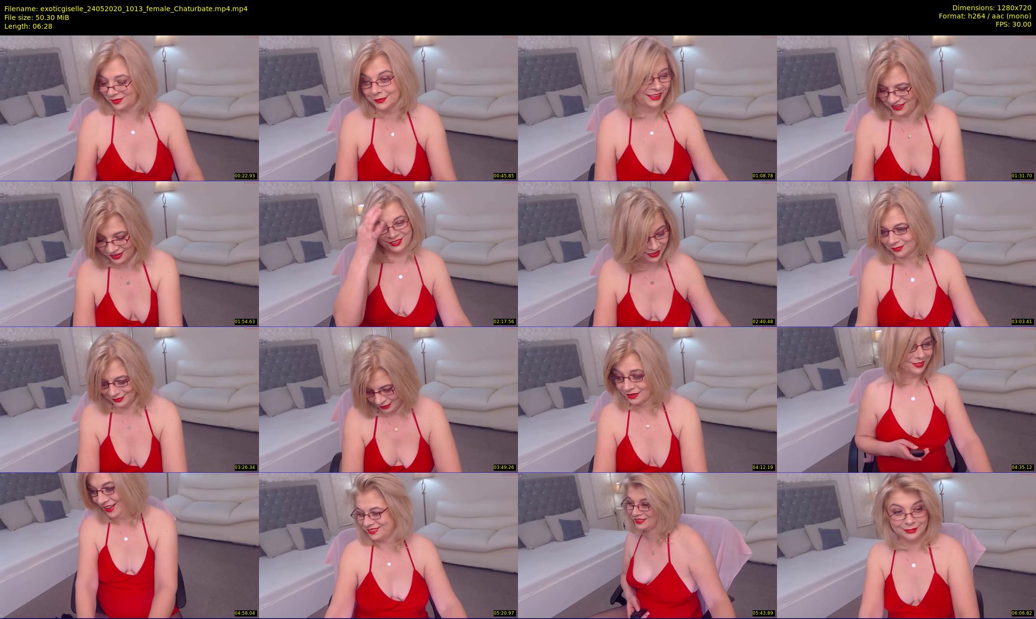 exoticgiselle — 7 minute Chaturbate female cam show recording, 720p, May 24, 2020