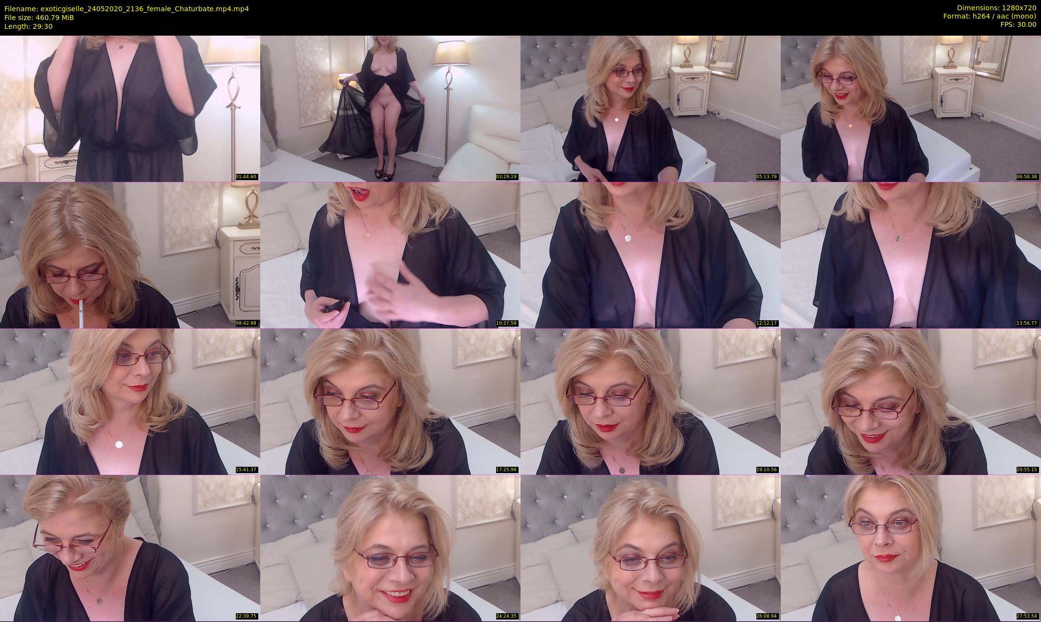 exoticgiselle — 30 minute Chaturbate female cam show recording, 720p, May 24, 2020