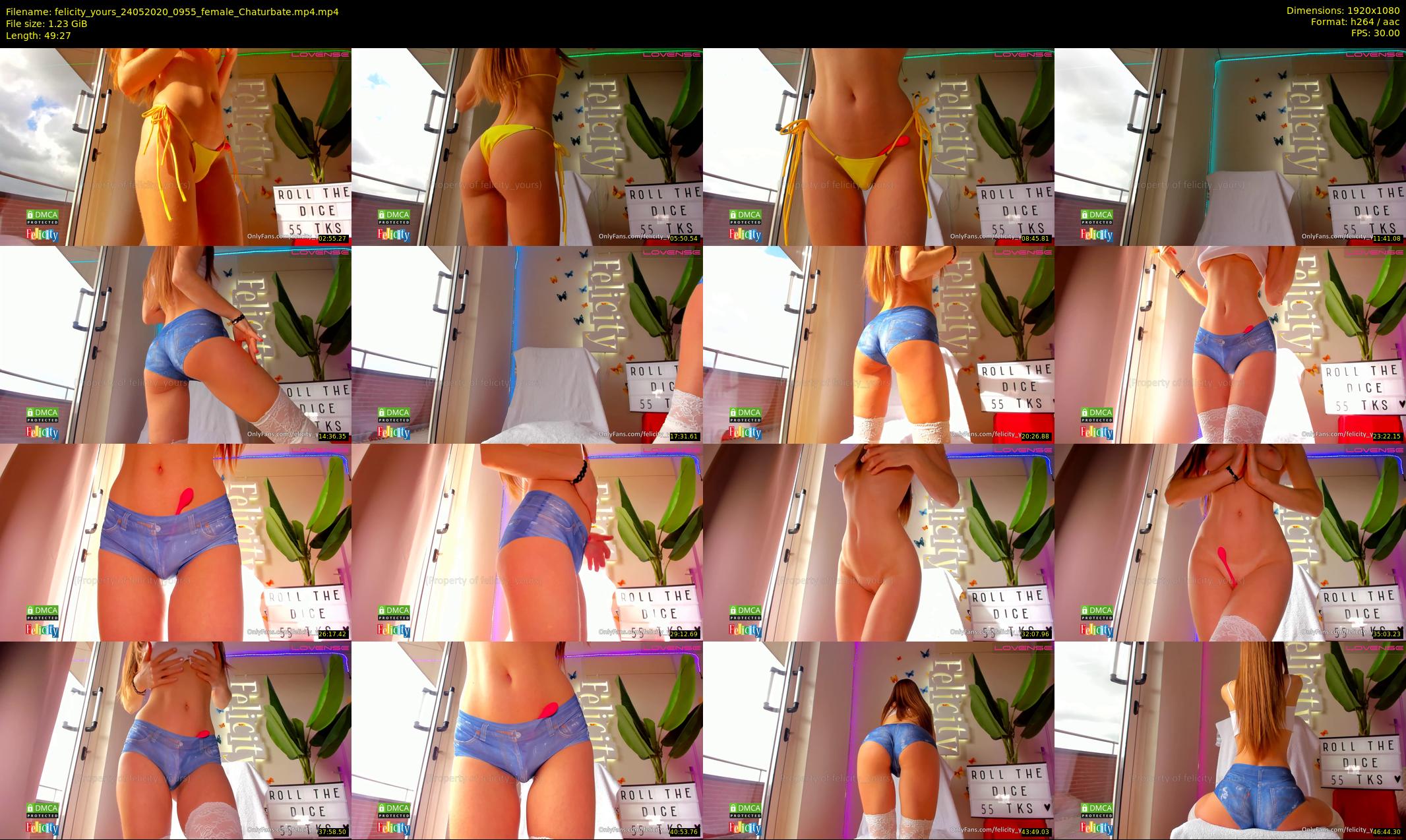 felicity_yours — 50 minute Chaturbate female cam show recording, 1080p, May 24, 2020