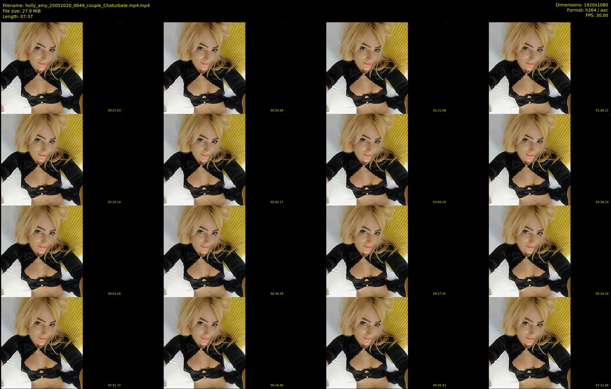holly_amy — 8 minute Chaturbate couple cam show recording, 1080p, May 25, 2020