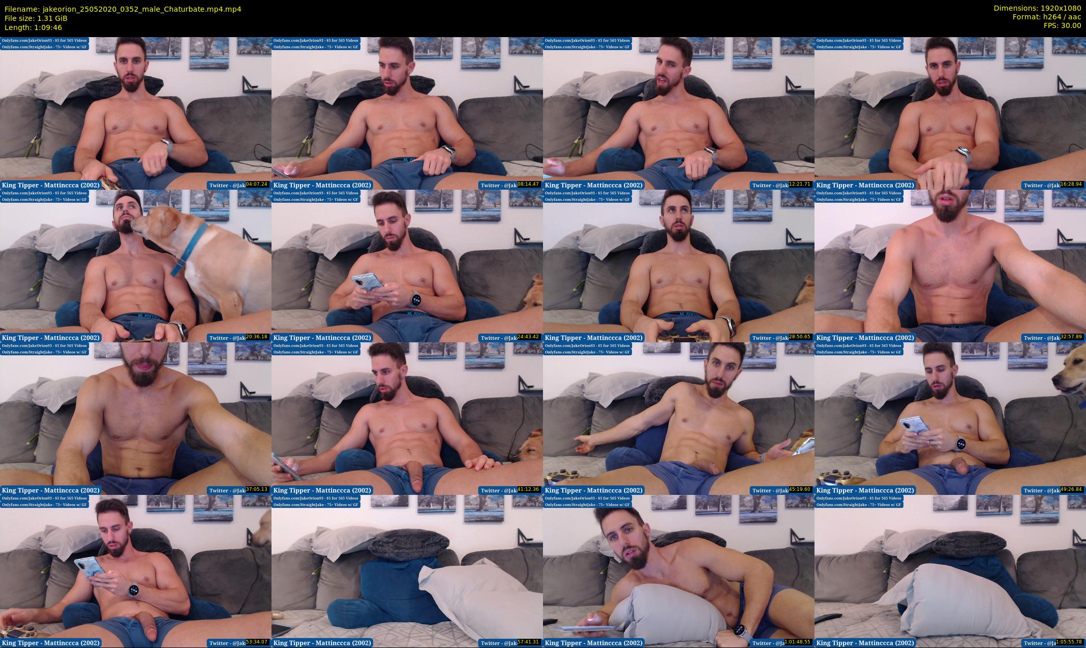 jakeorion — 70 minute Chaturbate male cam show recording, 1080p, May 25, 2020
