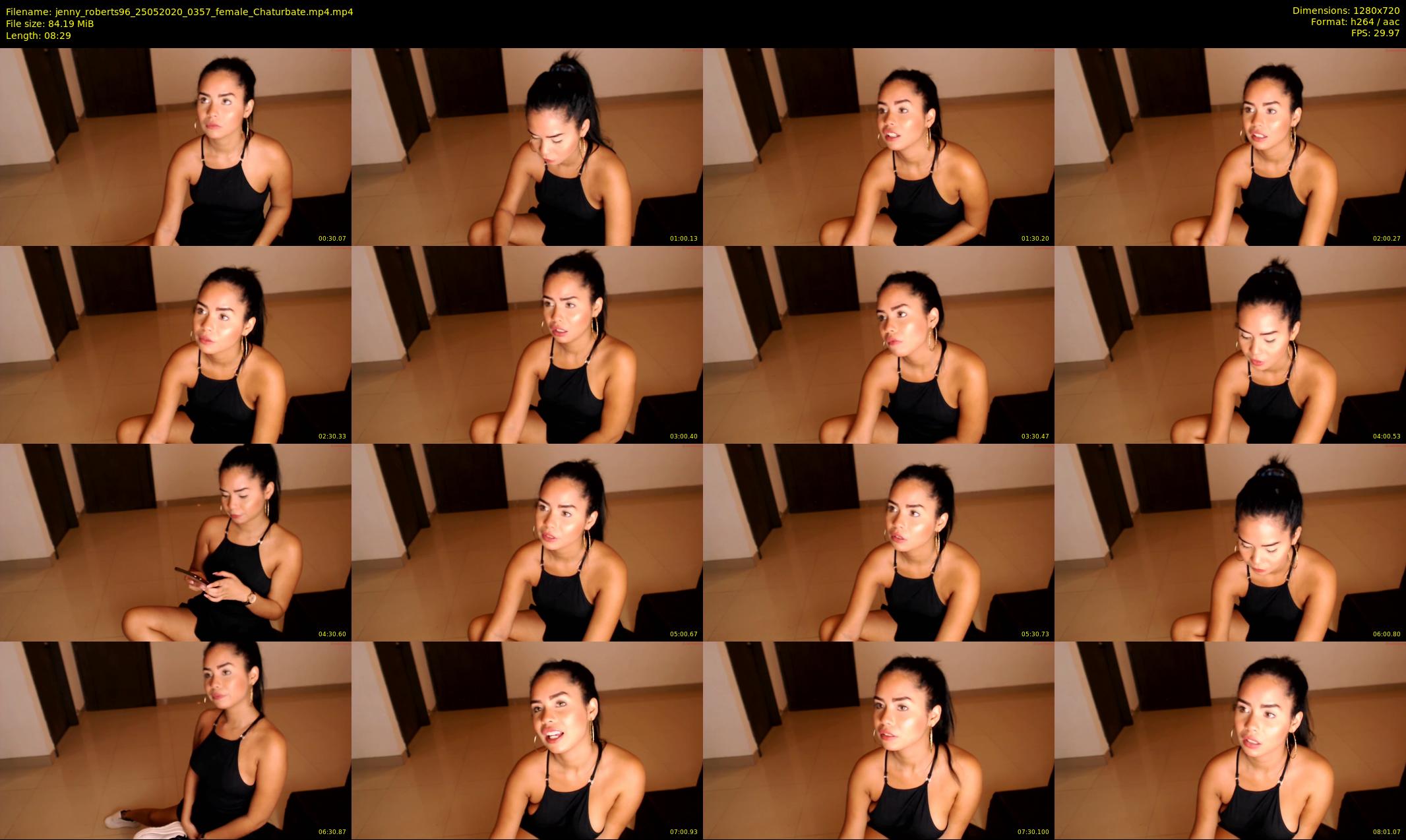 jenny_roberts96 — 9 minute Chaturbate female cam show recording, 720p, May 25, 2020