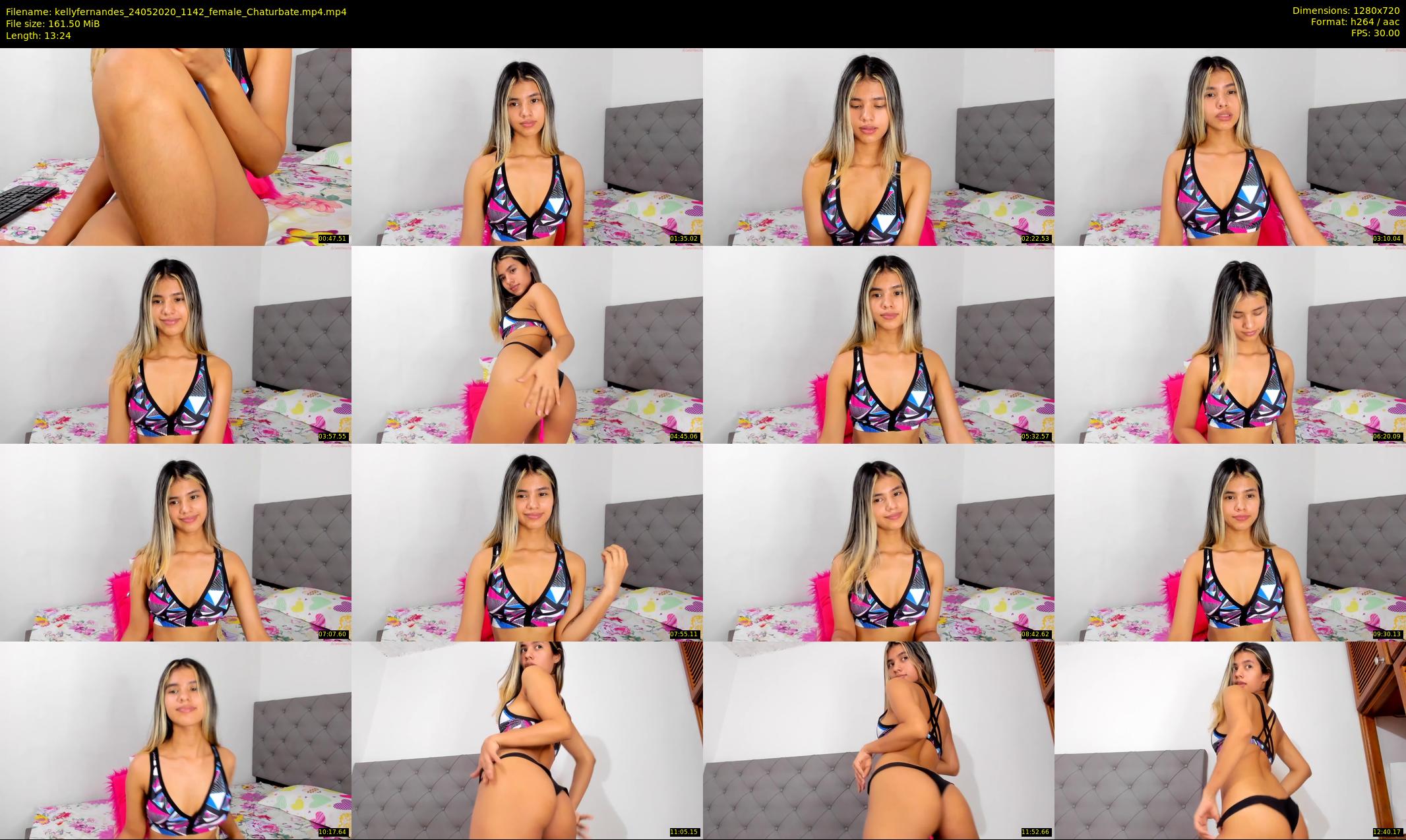 kellyfernandes — 14 minute Chaturbate female cam show recording, 720p, May 24, 2020
