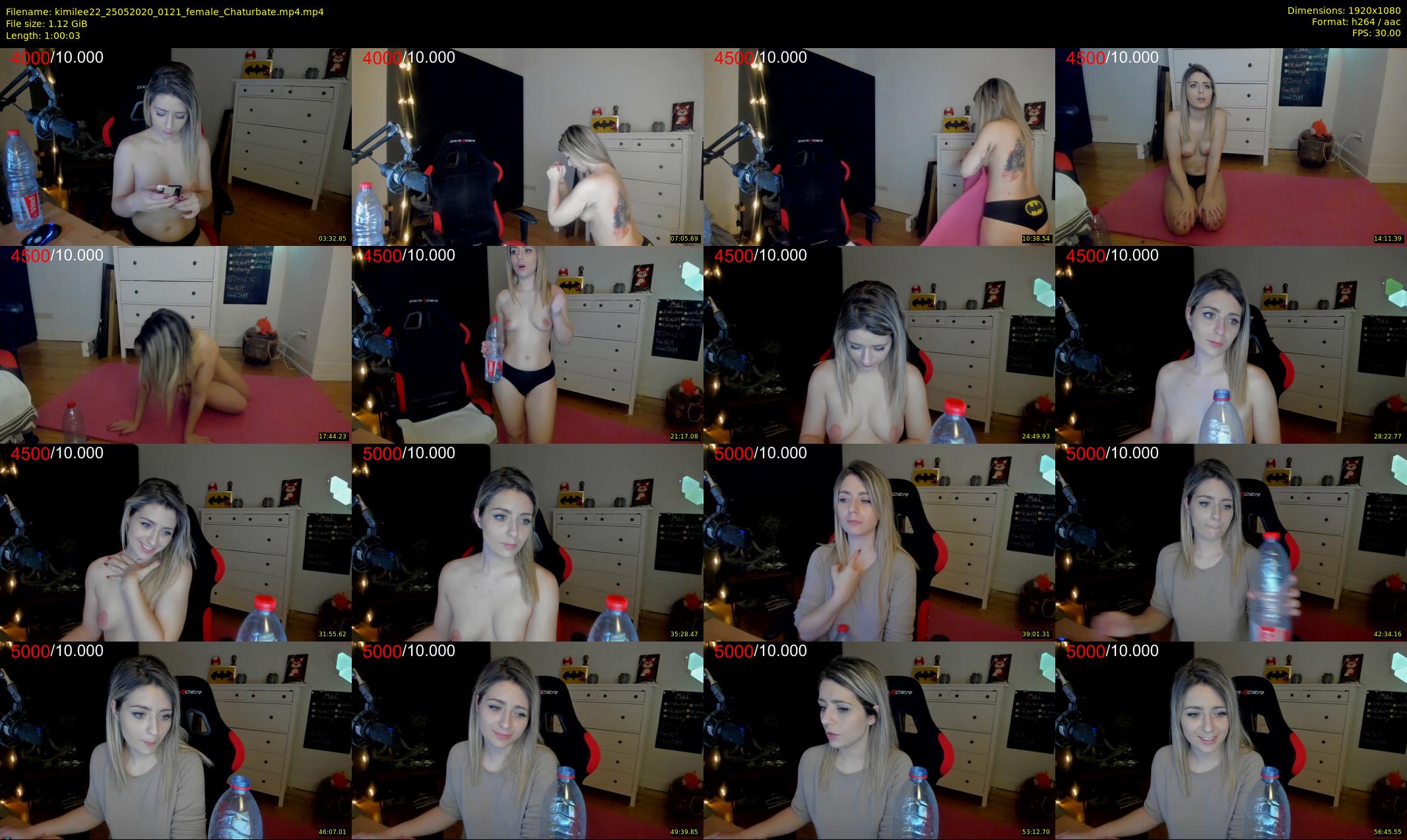kimilee22 — 61 minute Chaturbate female cam show recording, 1080p, May 25, 2020