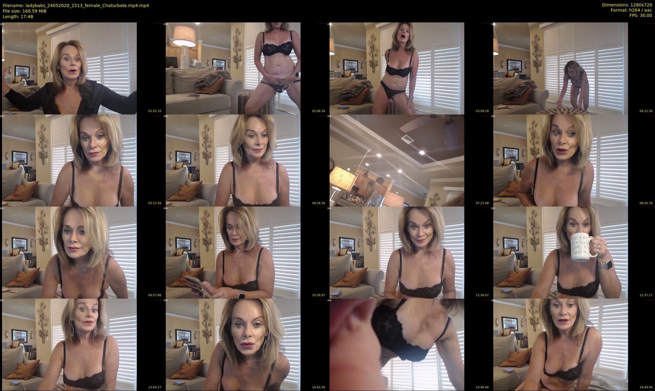 ladybabs — 18 minute Chaturbate female cam show recording, 720p, May 24, 2020