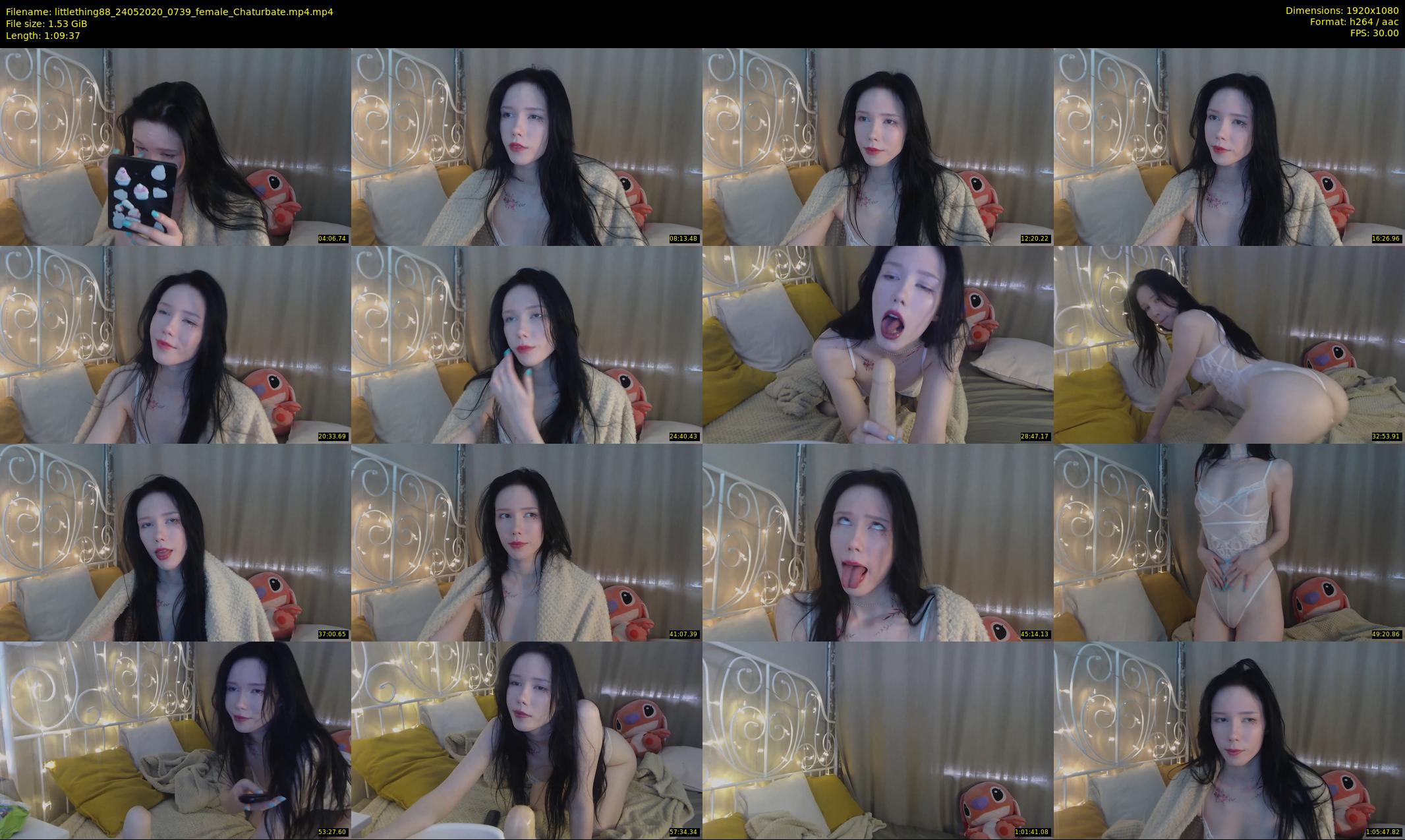 littlething88 — 70 minute Chaturbate female cam show recording, 1080p, May 24, 2020