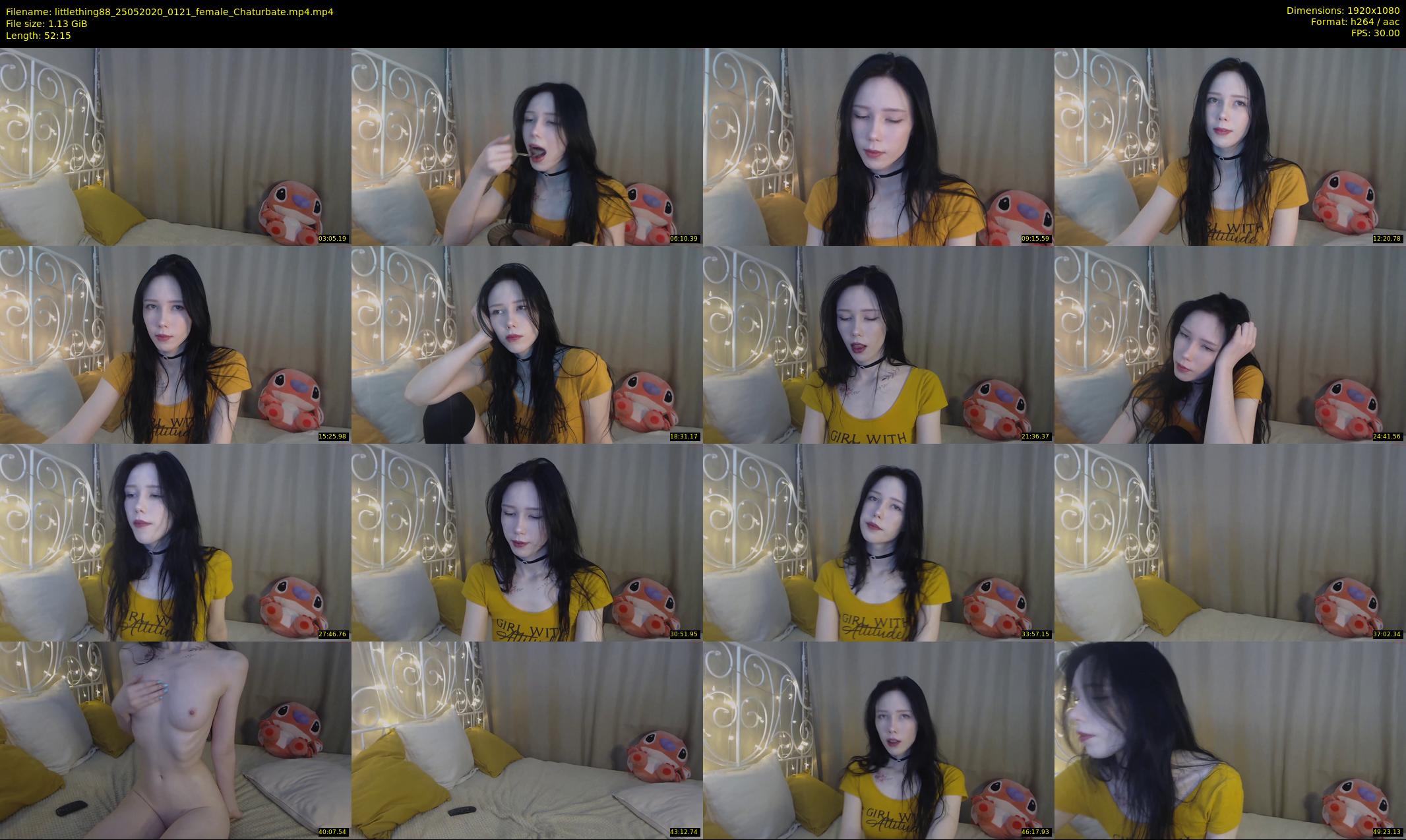 littlething88 — 53 minute Chaturbate female cam show recording, 1080p, May 25, 2020