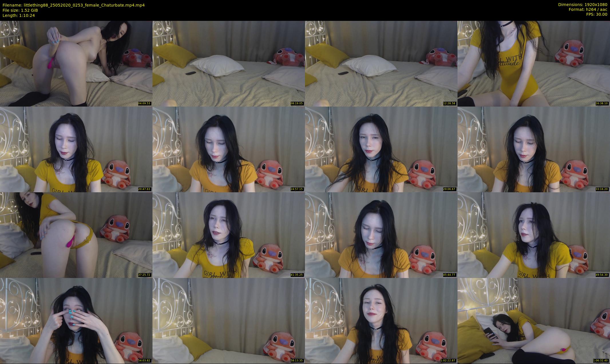 littlething88 — 71 minute Chaturbate female cam show recording, 1080p, May 25, 2020