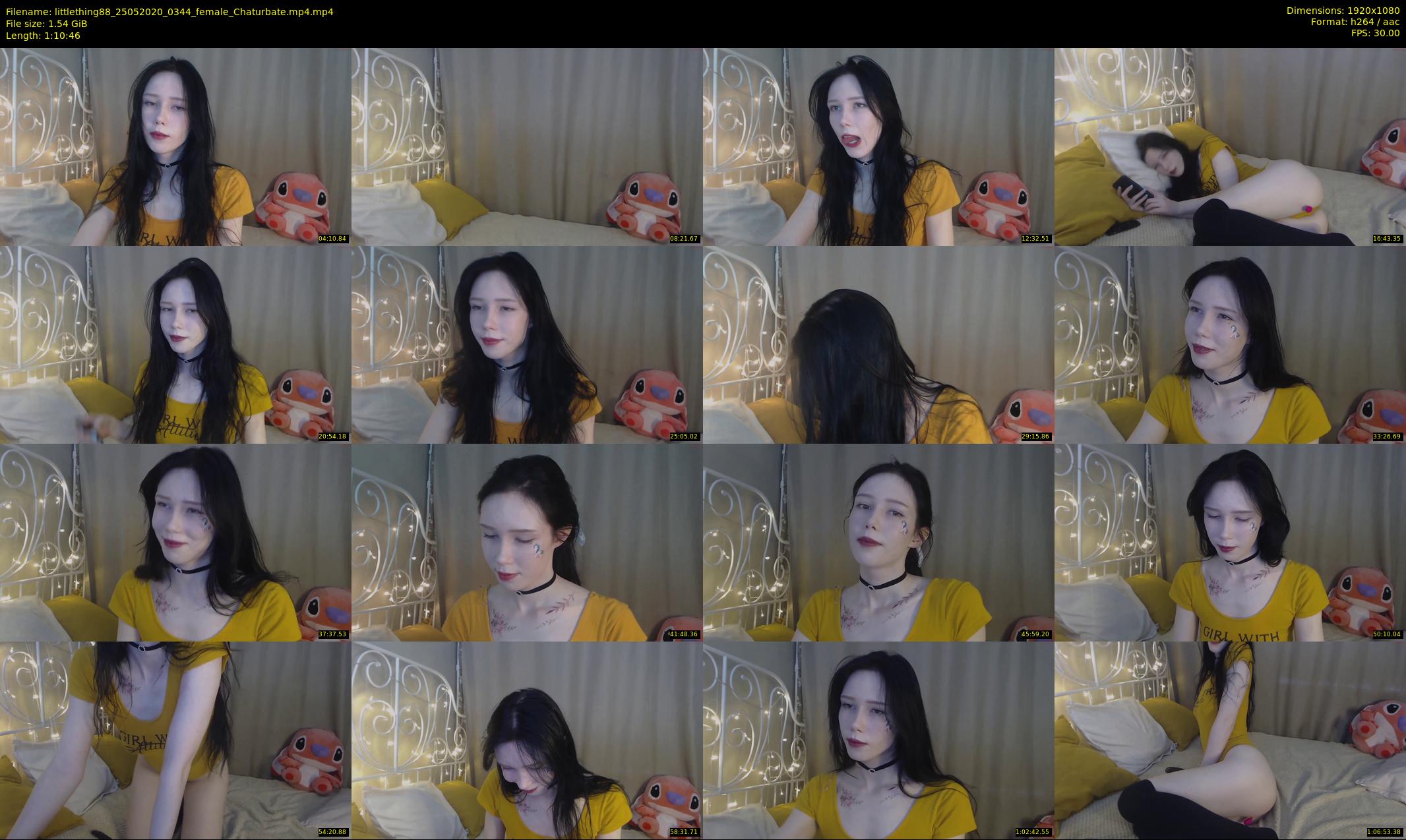 littlething88 — 71 minute Chaturbate female cam show recording, 1080p, May 25, 2020