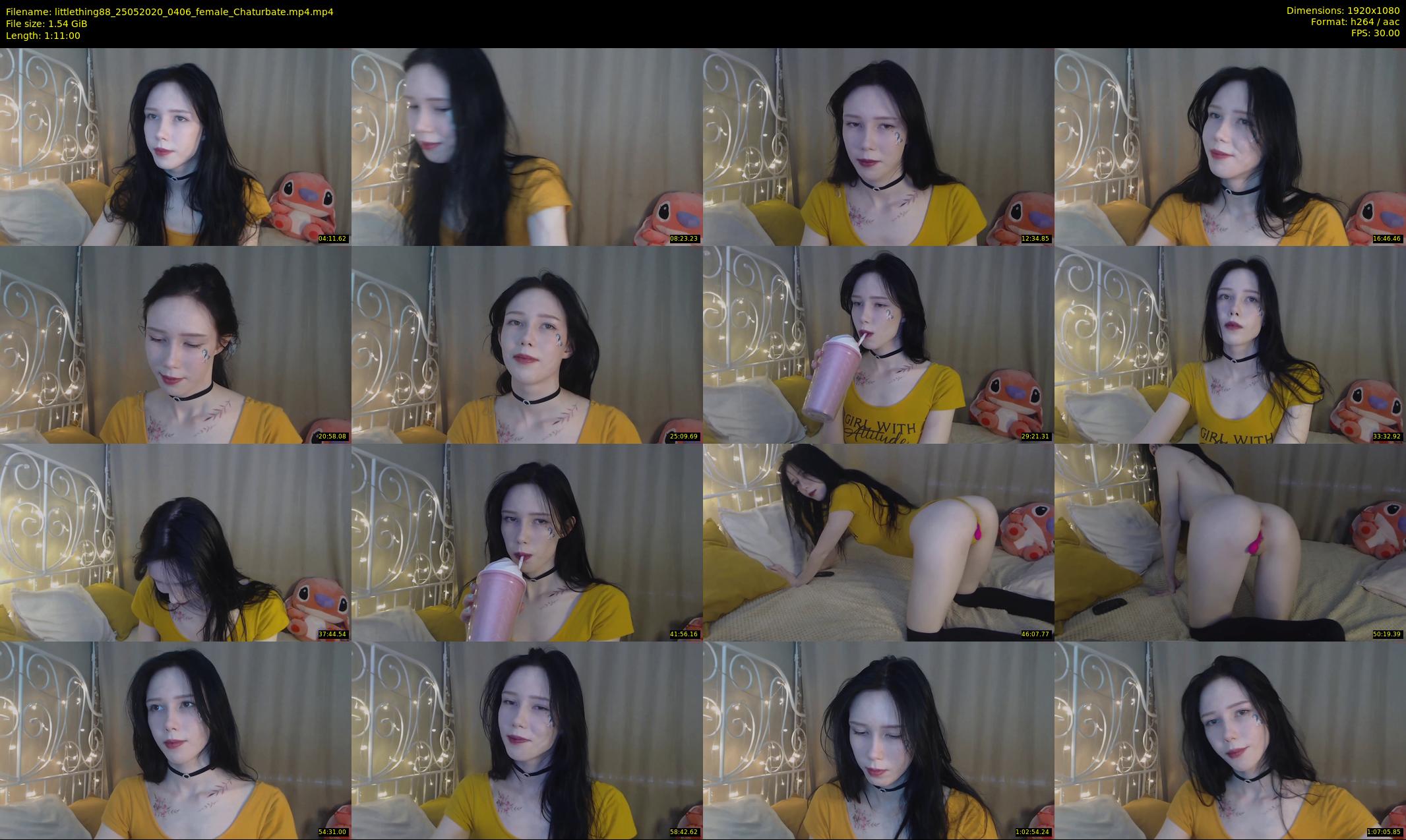 littlething88 — 71 minute Chaturbate female cam show recording, 1080p, May 25, 2020