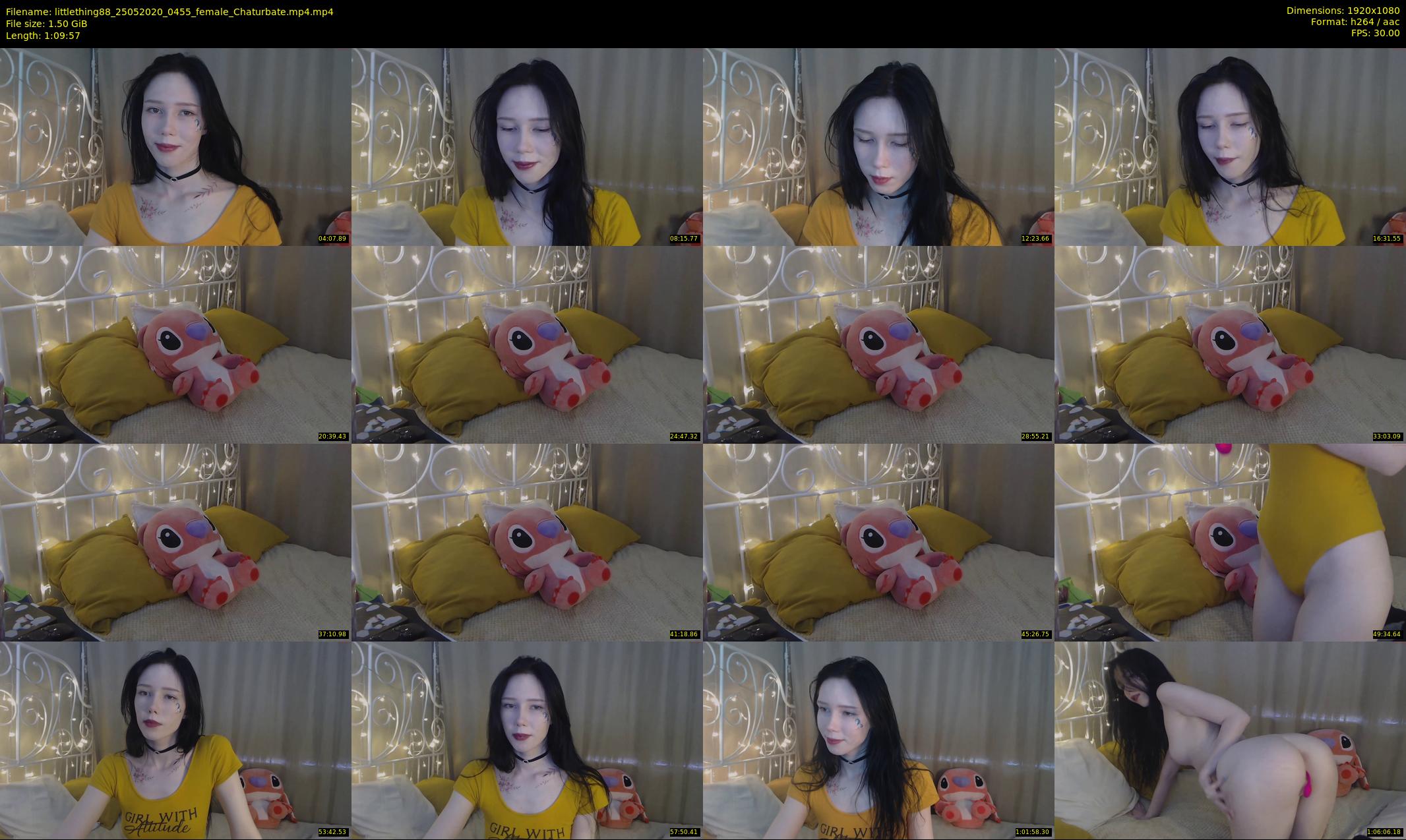 littlething88 — 70 minute Chaturbate female cam show recording, 1080p, May 25, 2020