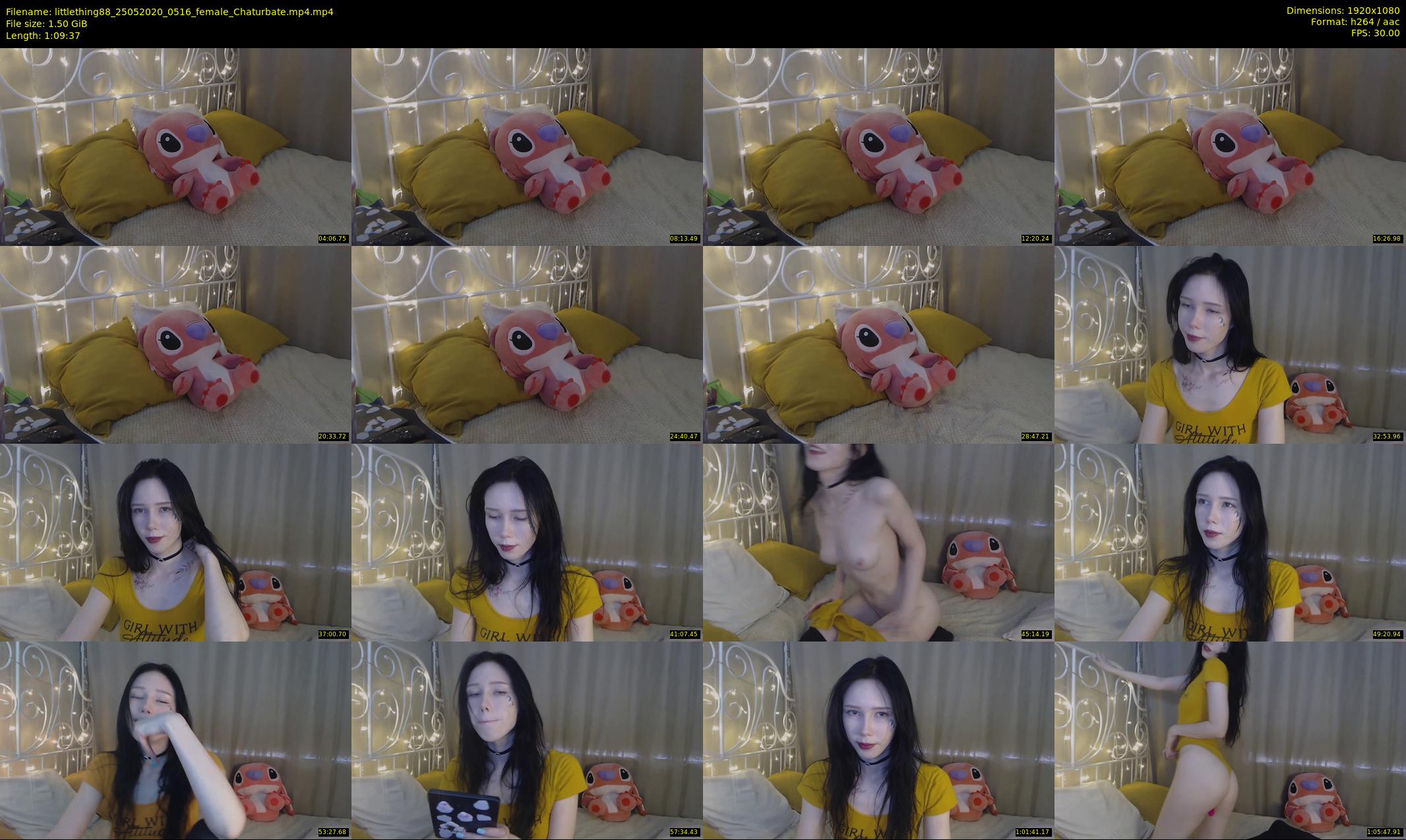 littlething88 — 70 minute Chaturbate female cam show recording, 1080p, May 25, 2020
