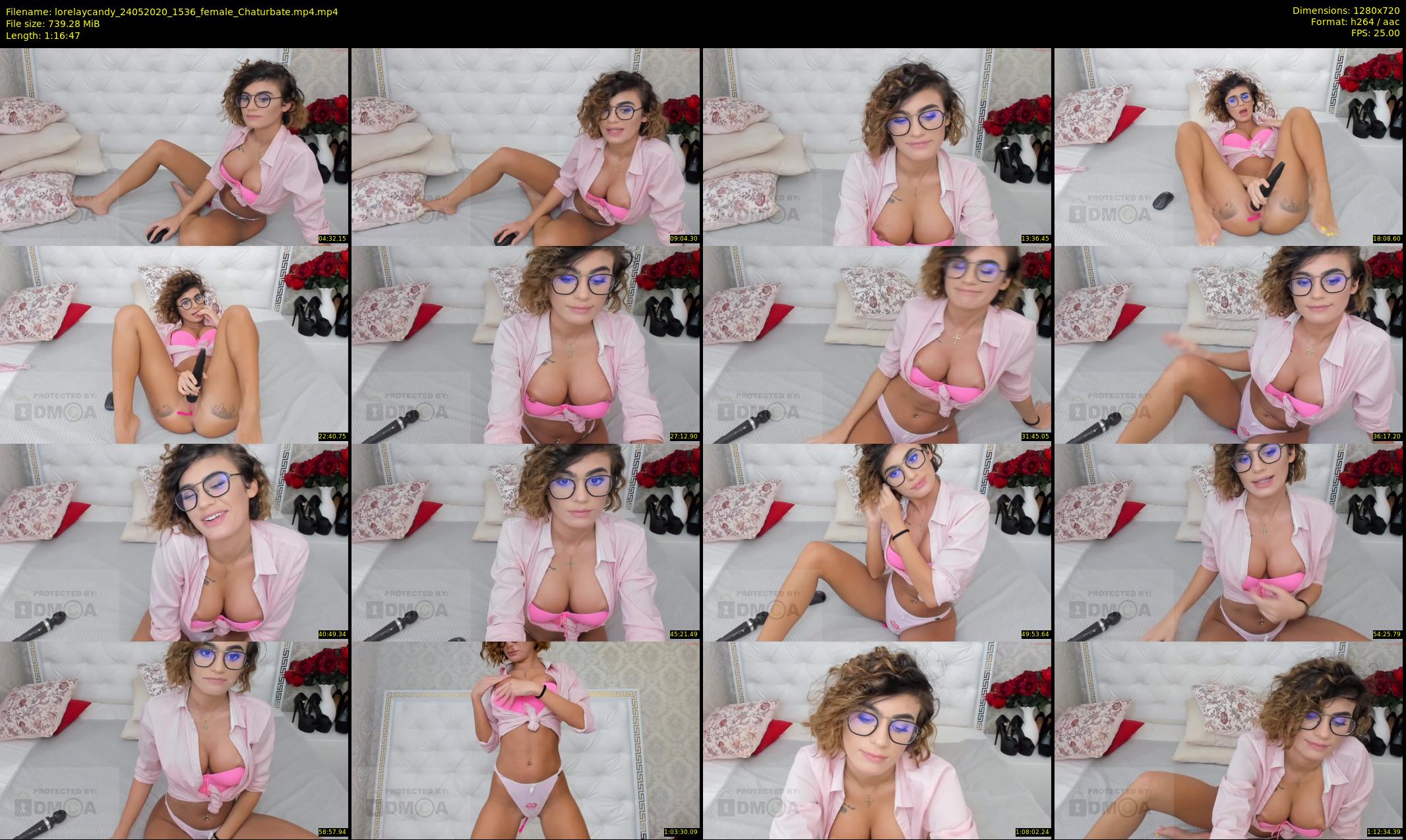 lorelaycandy — 77 minute Chaturbate female cam show recording, 720p, May 24, 2020