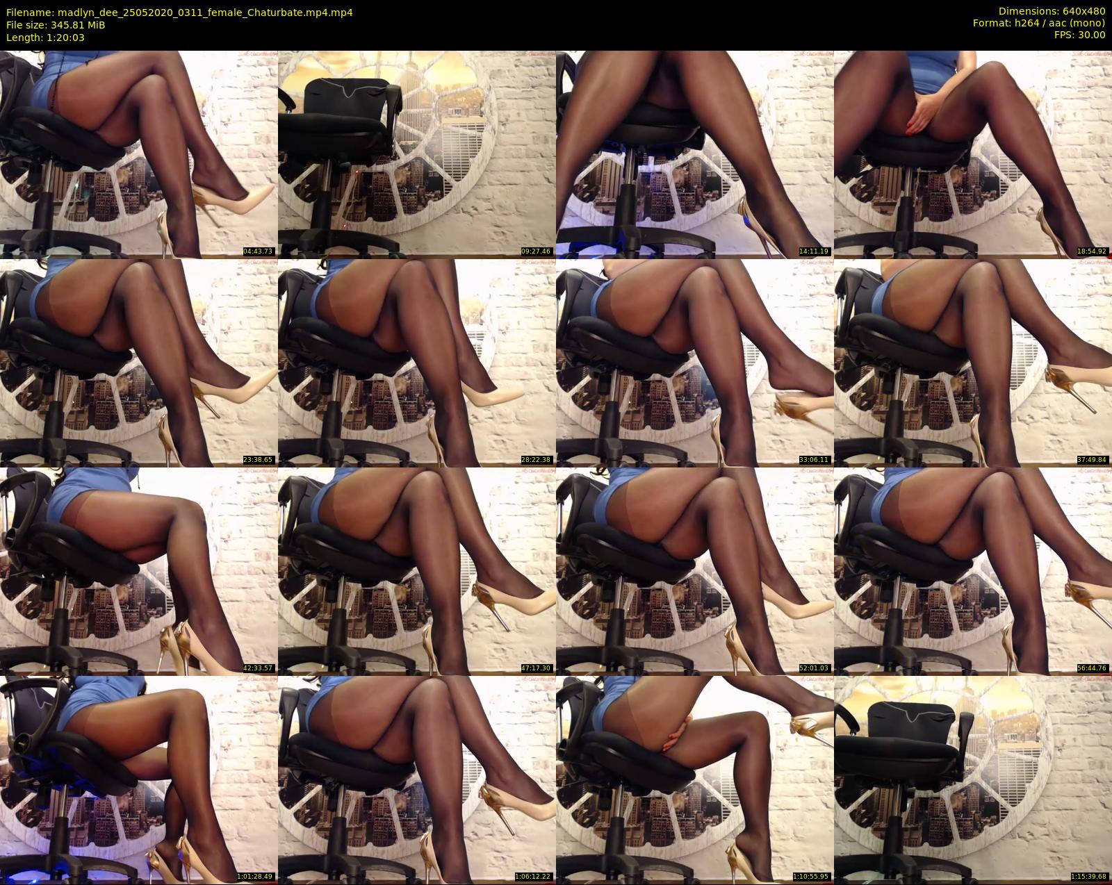 madlyn_dee — 81 minute Chaturbate female cam show recording, 480p, May 25, 2020