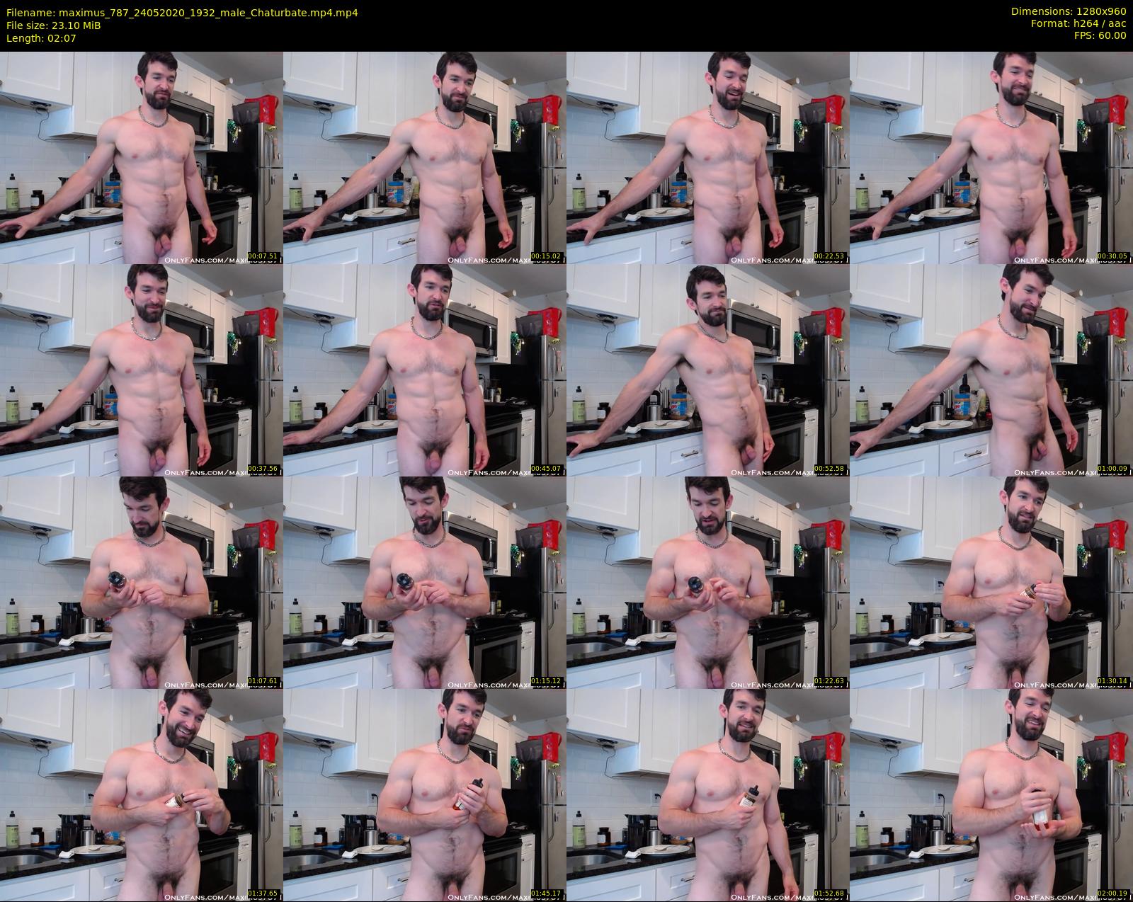 maximus_787 — 3 minute Chaturbate male cam show recording, 720p, May 24, 2020